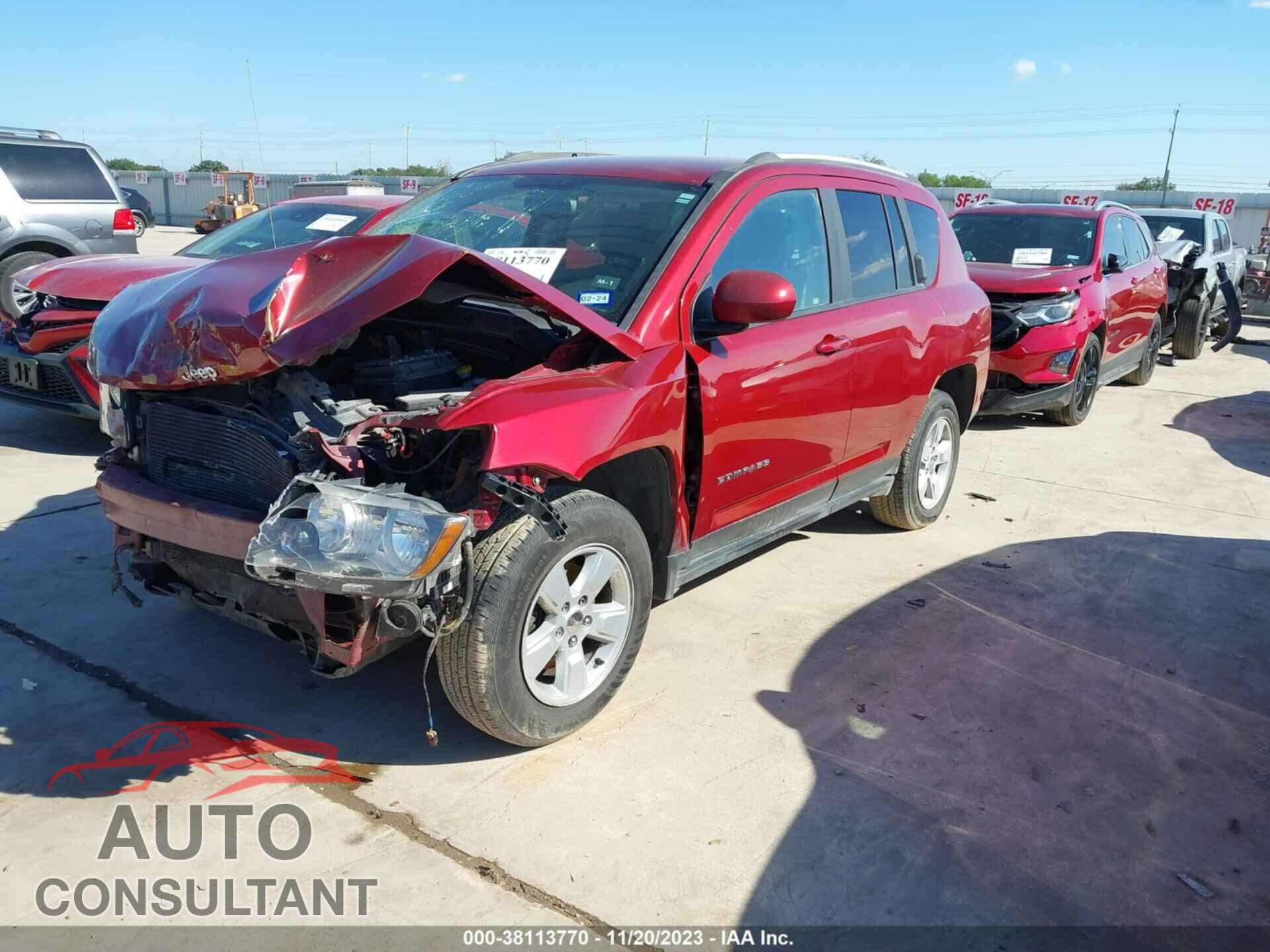 JEEP COMPASS 2017 - 1C4NJCEB6HD182435