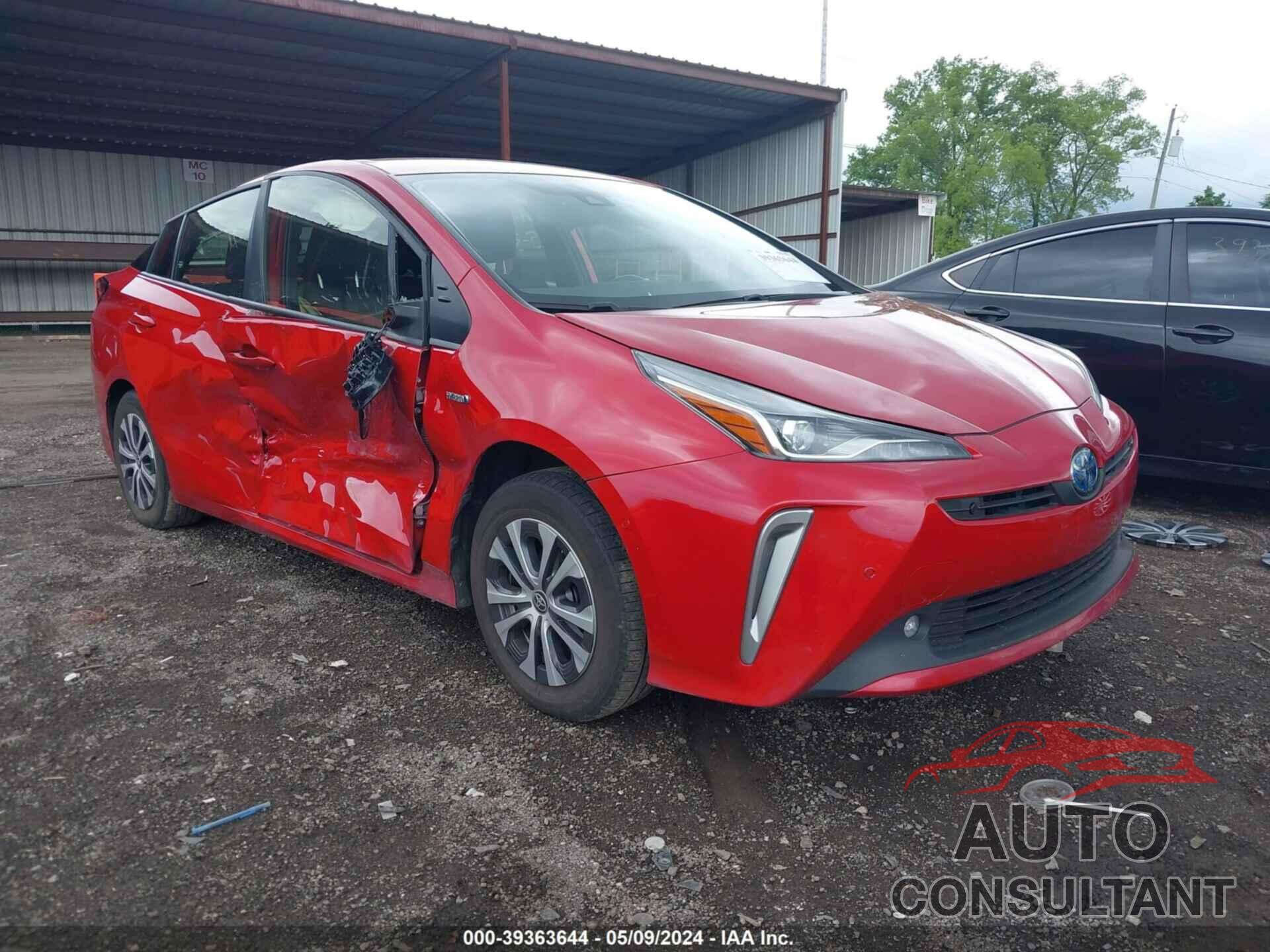 TOYOTA PRIUS 2021 - JTDL9MFU4M3025069