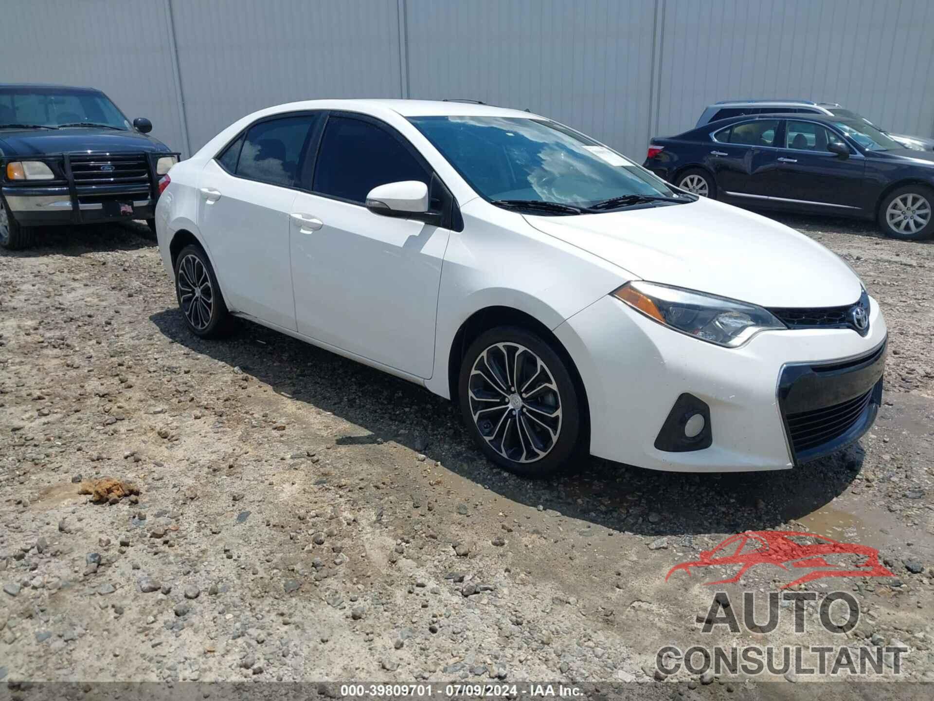 TOYOTA COROLLA 2016 - 2T1BURHE0GC611793