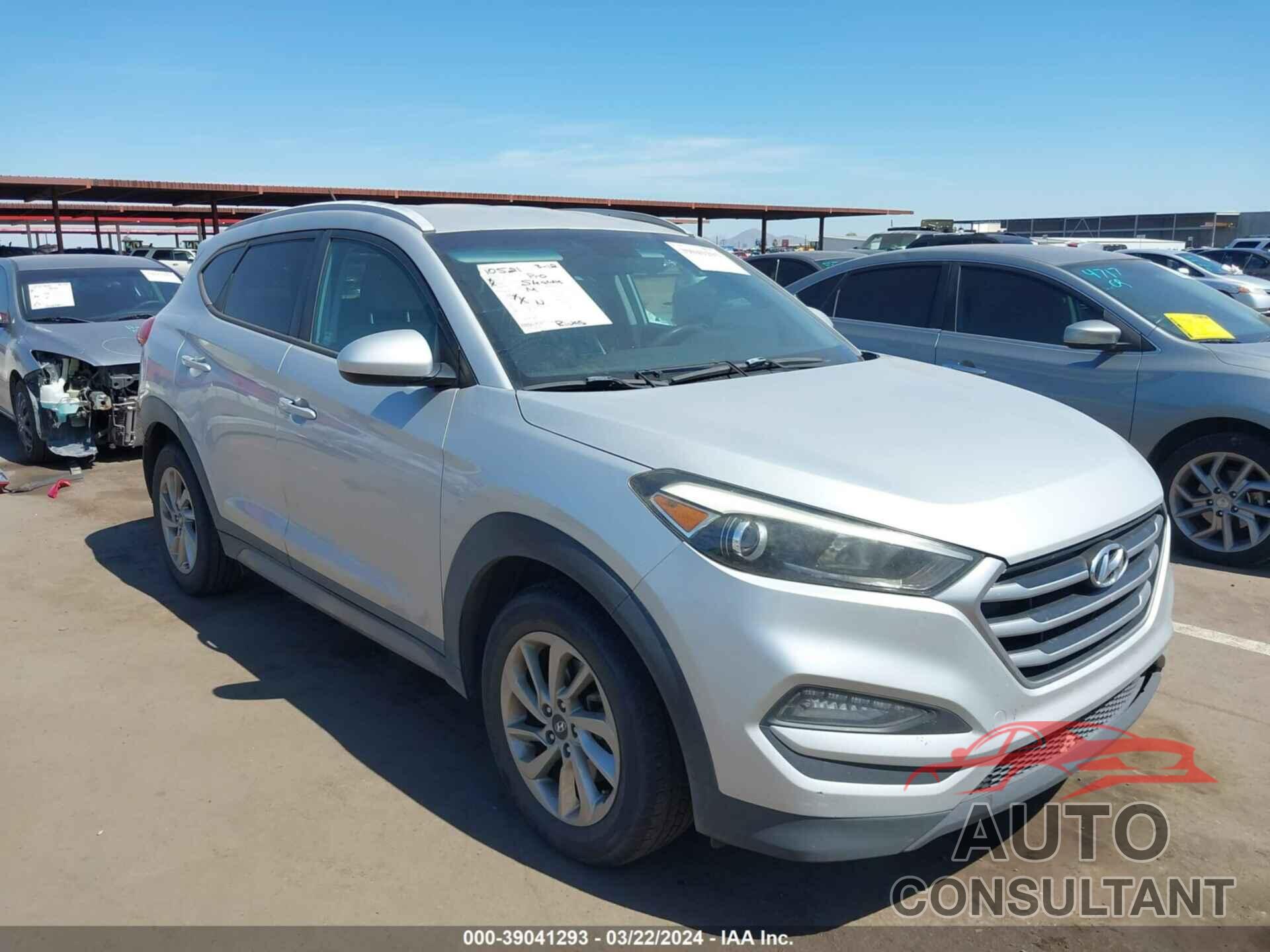 HYUNDAI TUCSON 2017 - KM8J3CA45HU290637