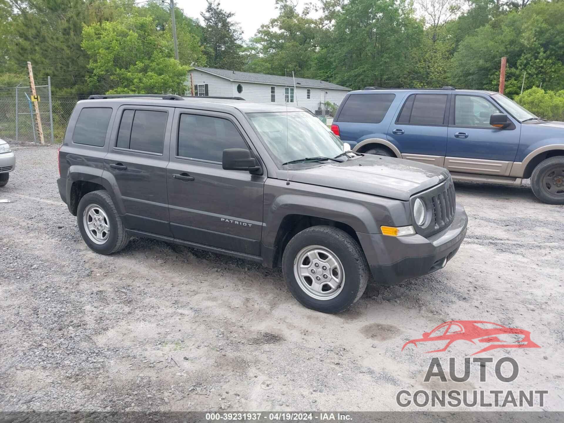 JEEP PATRIOT 2017 - 1C4NJPBA5HD119880