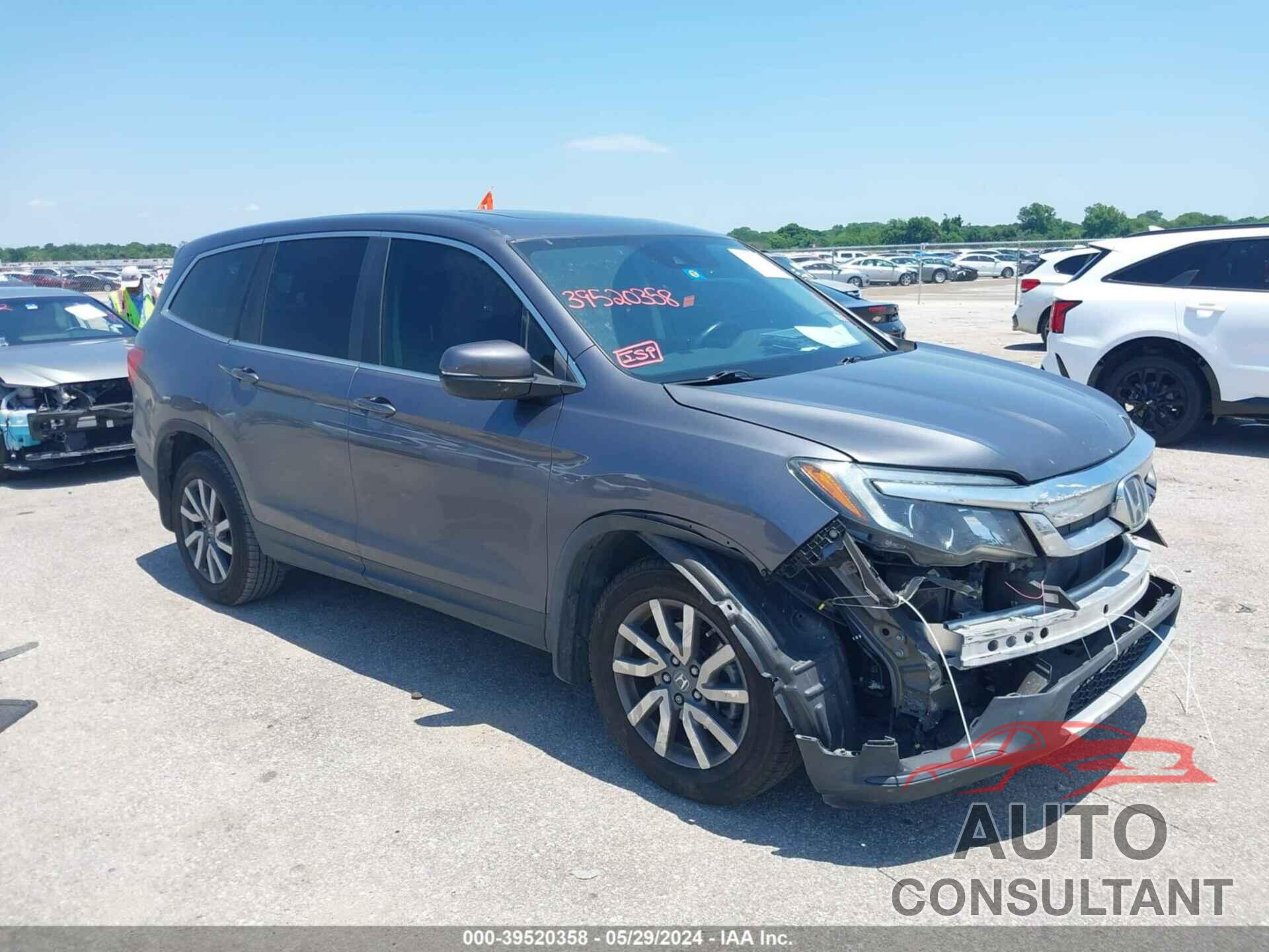 HONDA PILOT 2019 - 5FNYF5H59KB042363