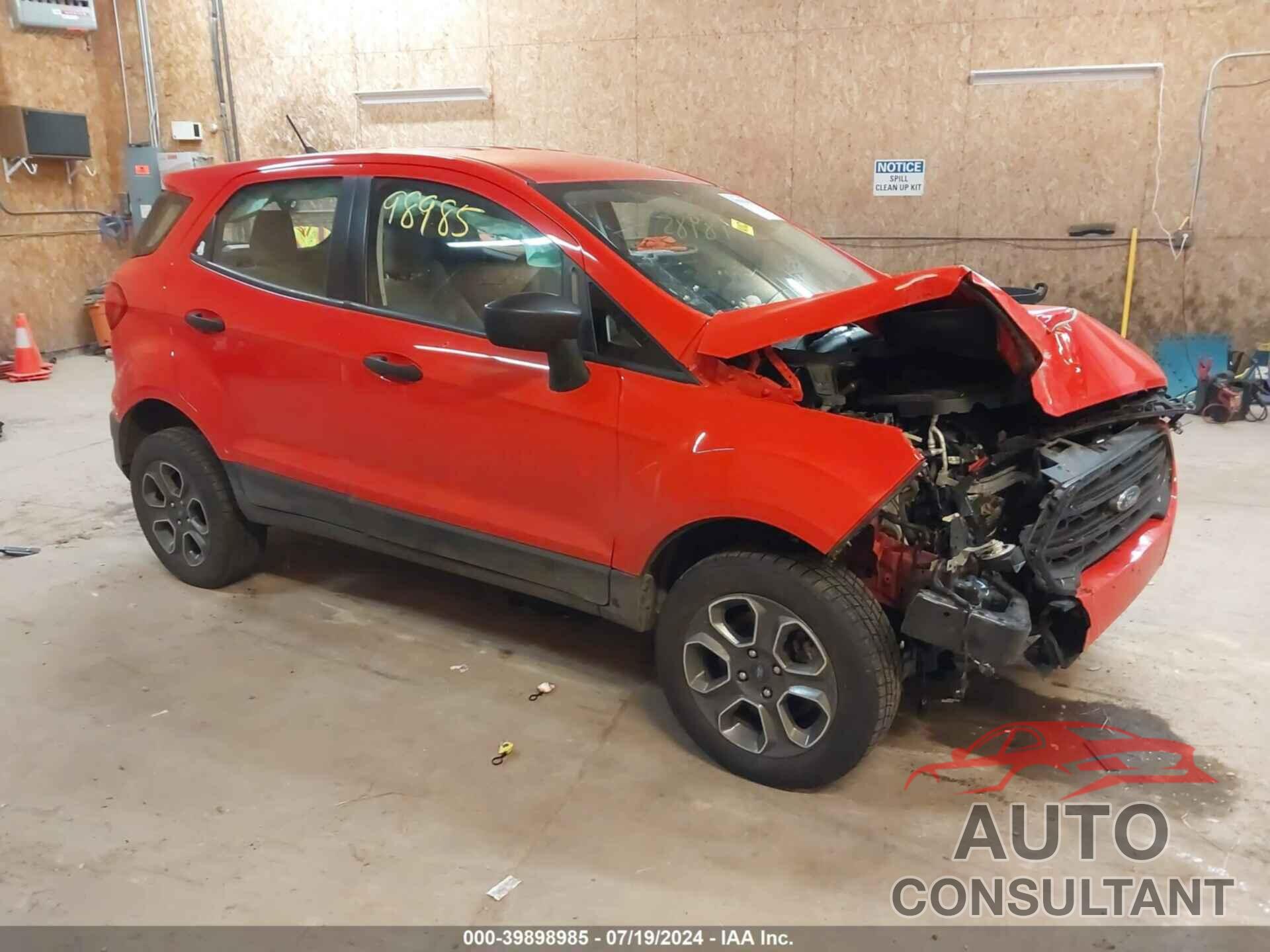 FORD ECOSPORT 2020 - MAJ6S3FL2LC378806