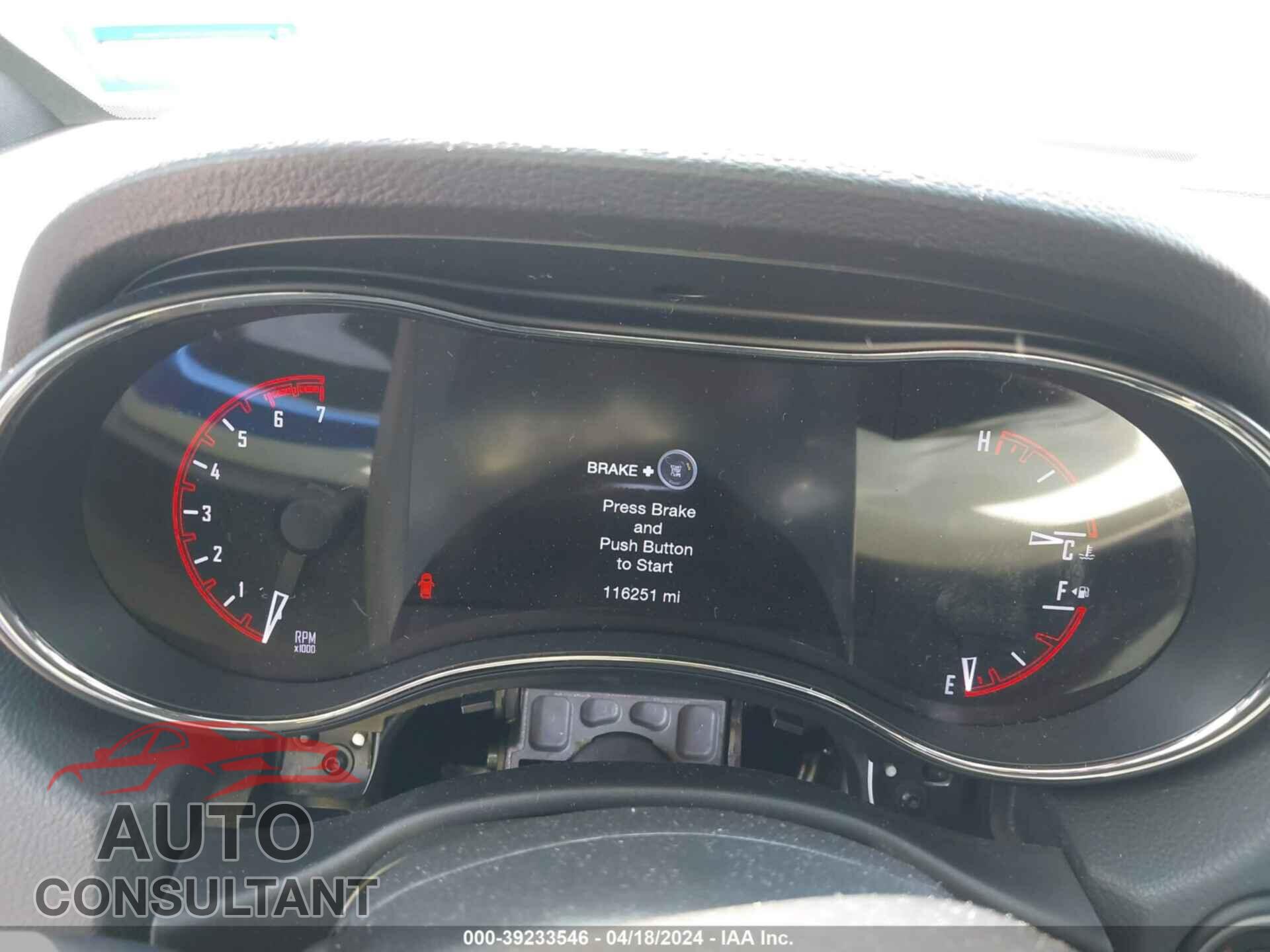 DODGE DURANGO 2018 - 1C4SDHCT6JC495404