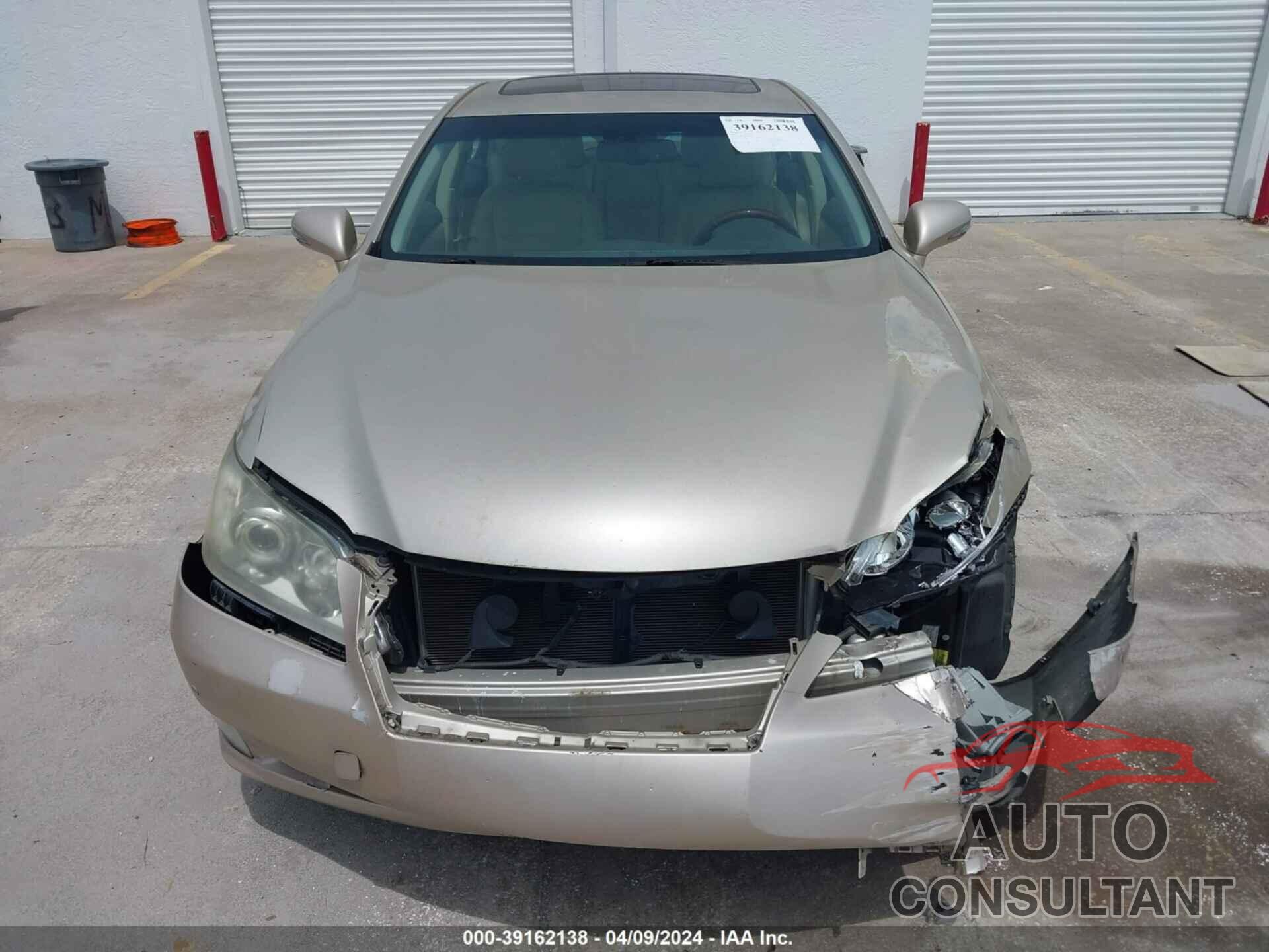 LEXUS ES 350 2012 - JTHBK1EG8C2496624