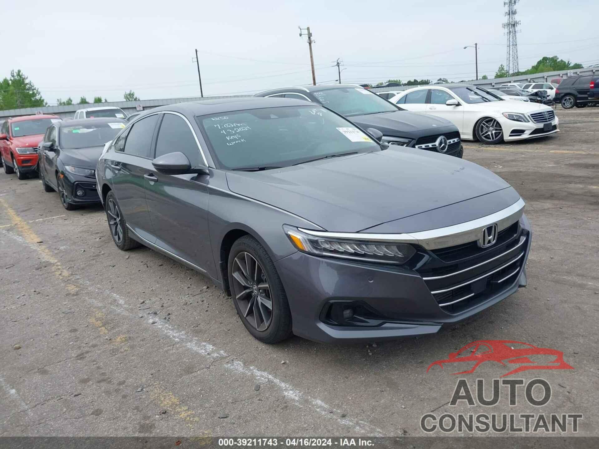 HONDA ACCORD 2021 - 1HGCV1F5XMA032446