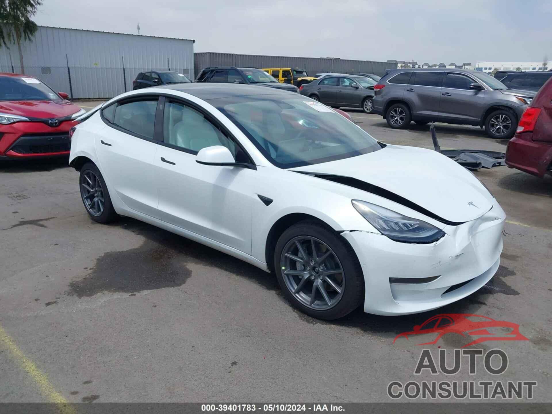 TESLA MODEL 3 2022 - 5YJ3E1EB8NF262808