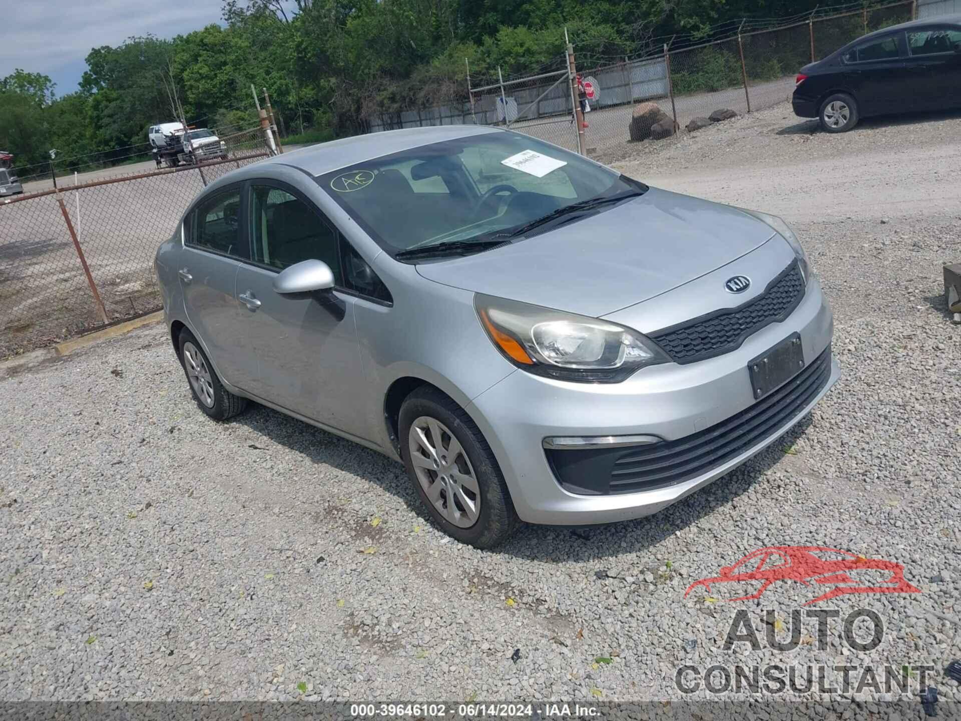 KIA RIO 2016 - KNADM4A3XG6667765