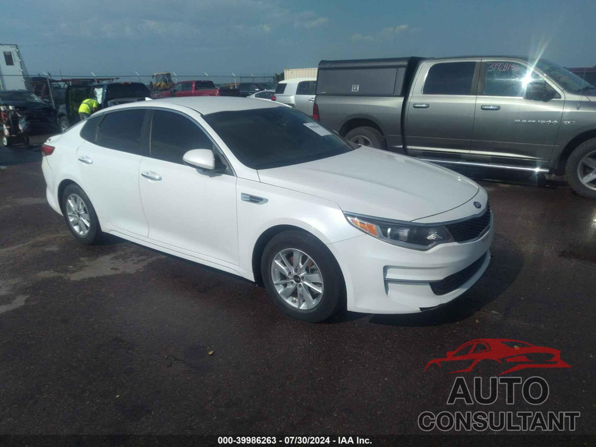 KIA OPTIMA 2016 - KNAGT4L30G5086438