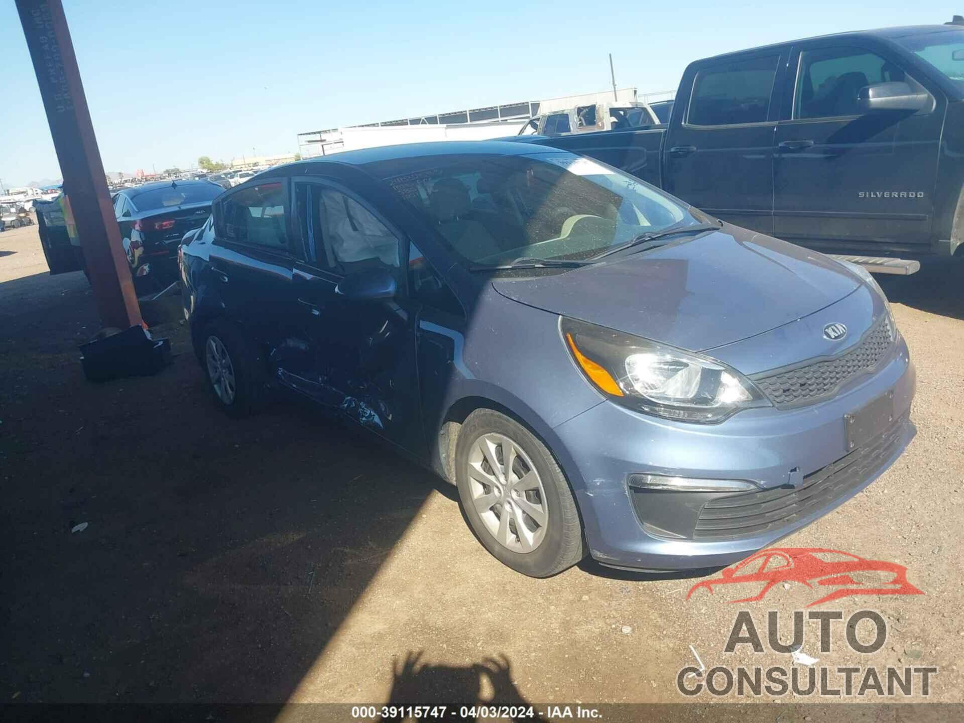 KIA RIO 2016 - KNADM4A34G6685856