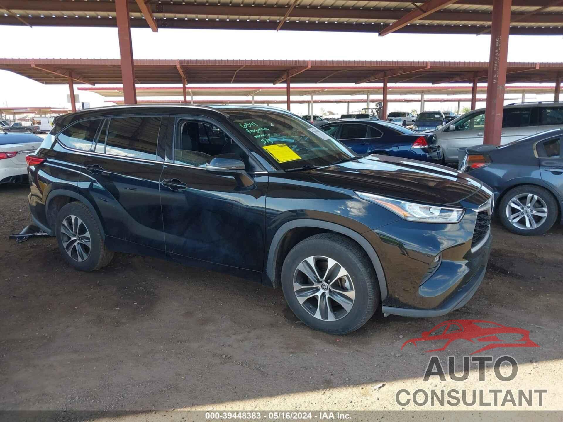 TOYOTA HIGHLANDER 2020 - 5TDGZRAH2LS501860