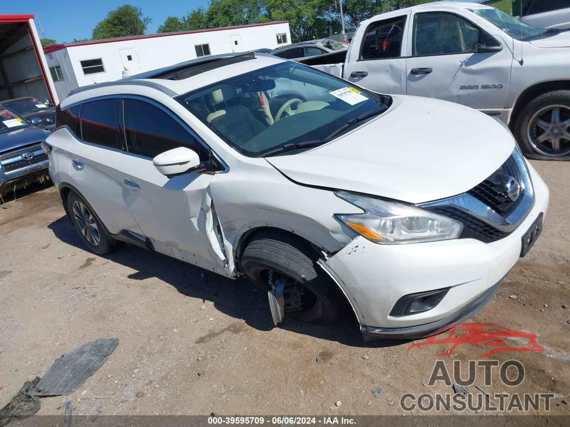 NISSAN MURANO 2016 - 5N1AZ2MH1GN148351