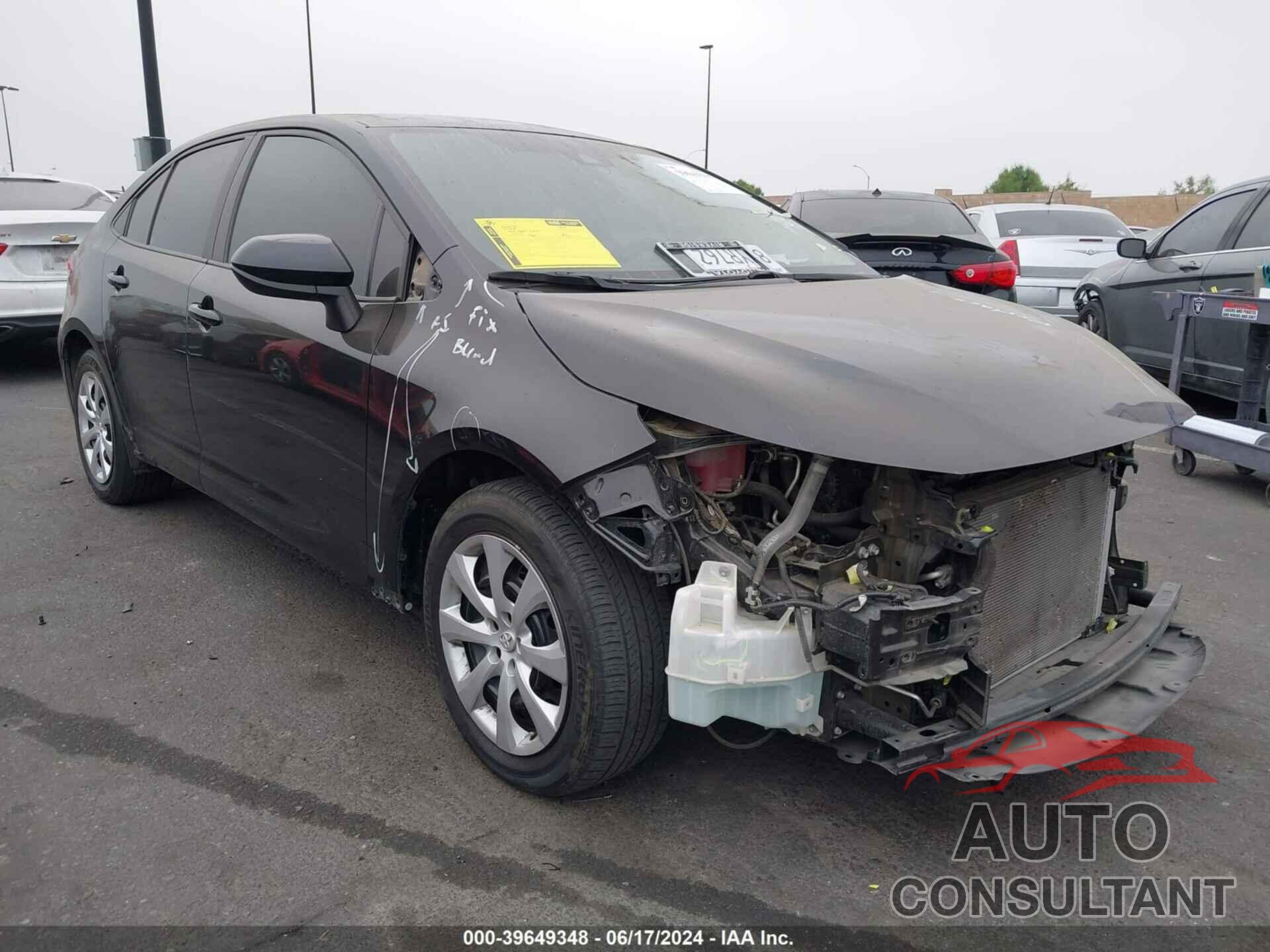 TOYOTA COROLLA 2021 - 5YFEPMAE4MP263445