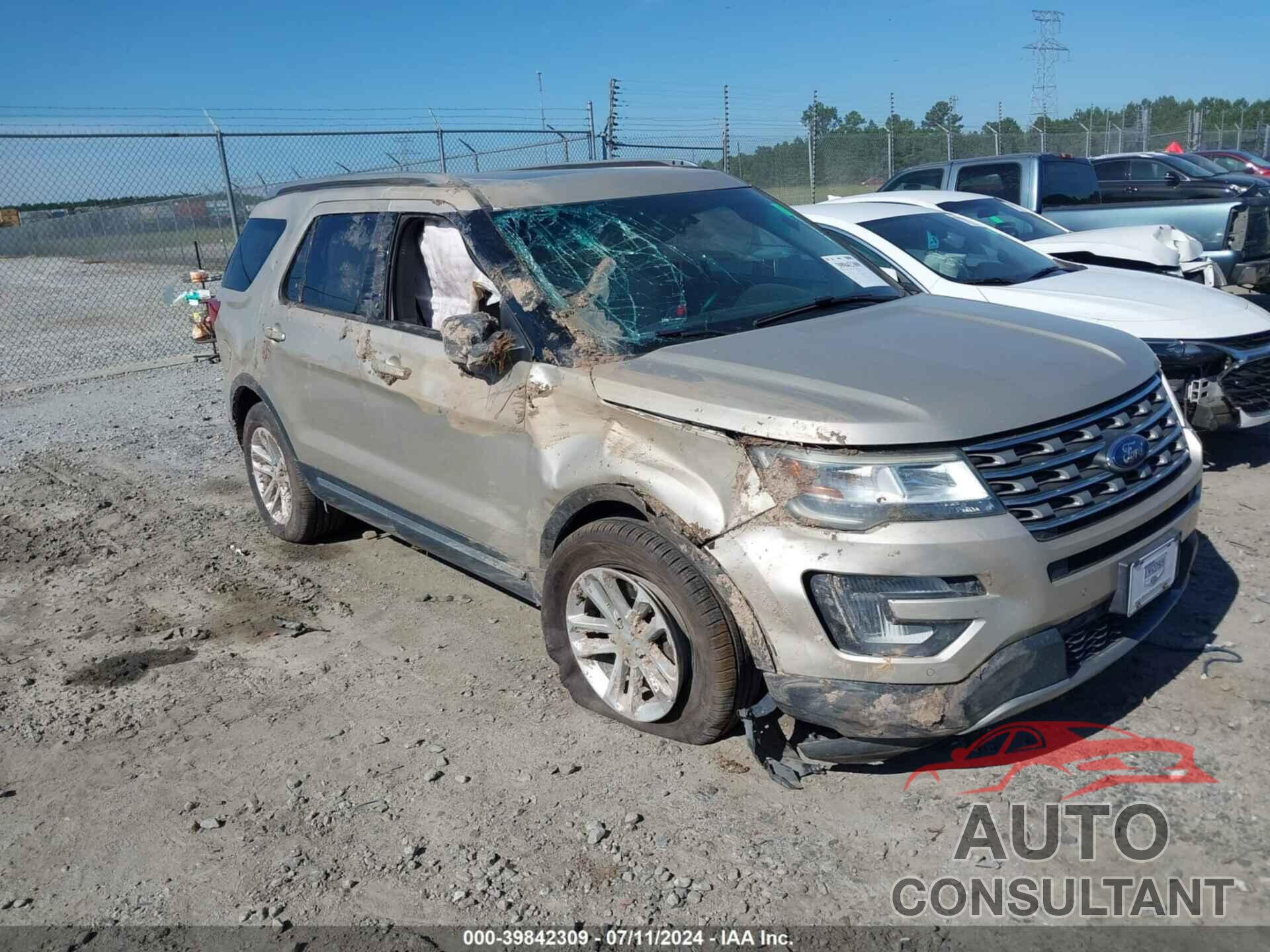 FORD EXPLORER 2017 - 1FM5K7D82HGA55380