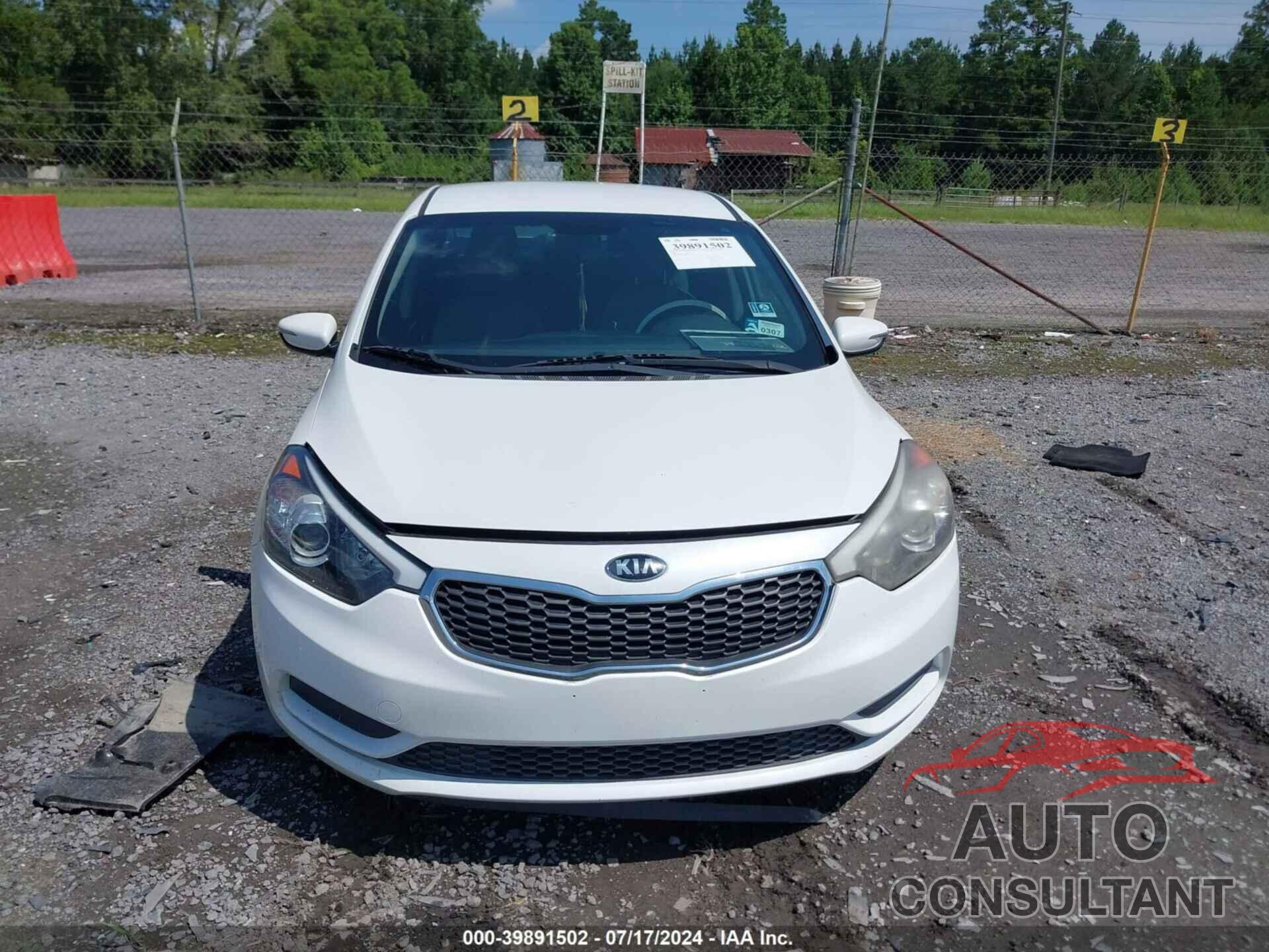 KIA FORTE 2016 - KNAFX4A69G5553319