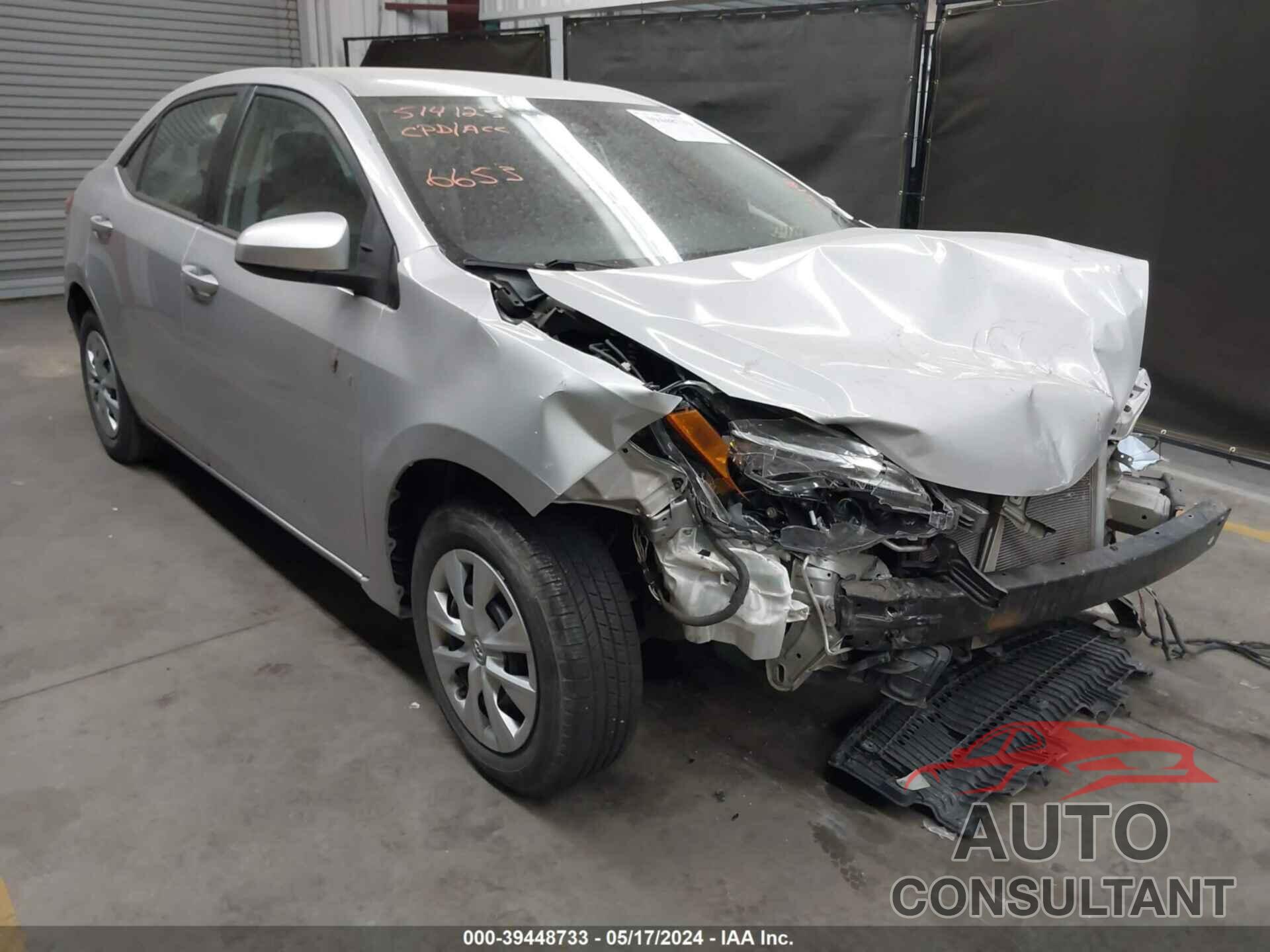 TOYOTA COROLLA 2017 - 5YFBURHE7HP616653