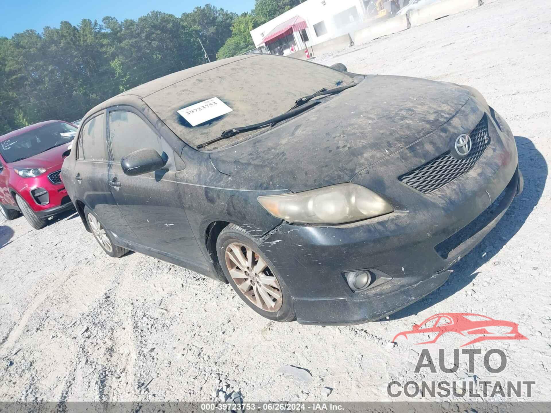 TOYOTA COROLLA 2009 - 1NXBU40E49Z067296