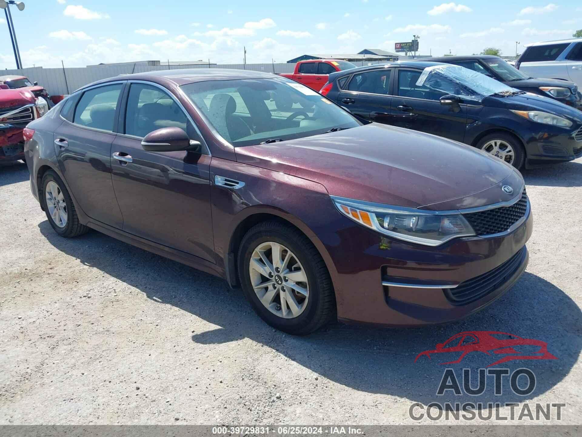 KIA OPTIMA 2017 - 5XXGT4L38HG160253