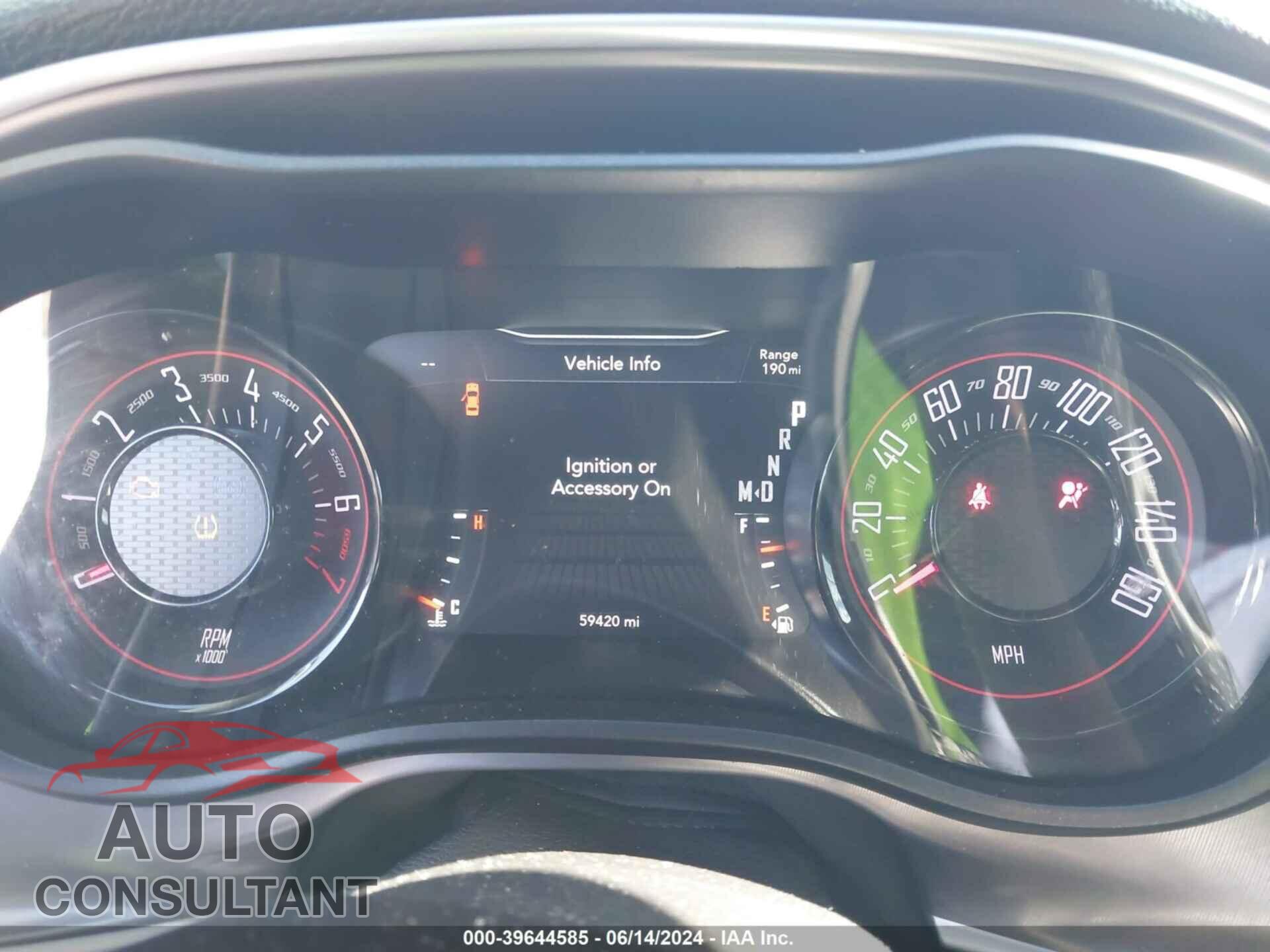 DODGE CHALLENGER 2019 - 2C3CDZAG4KH739585