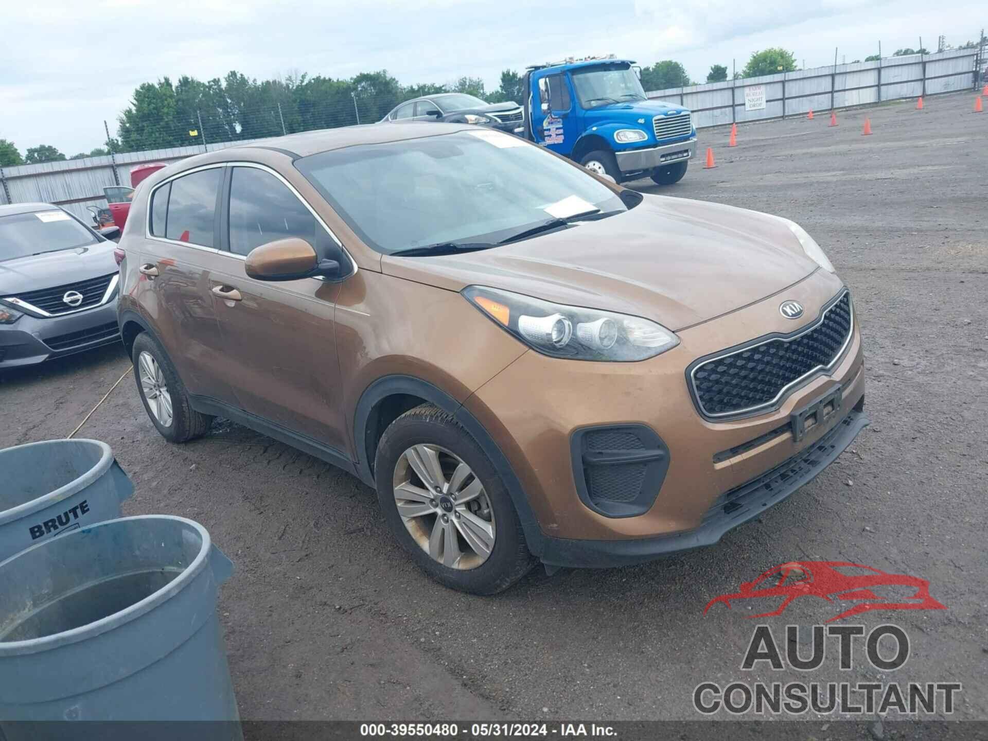 KIA SPORTAGE 2017 - KNDPM3ACXH7077782