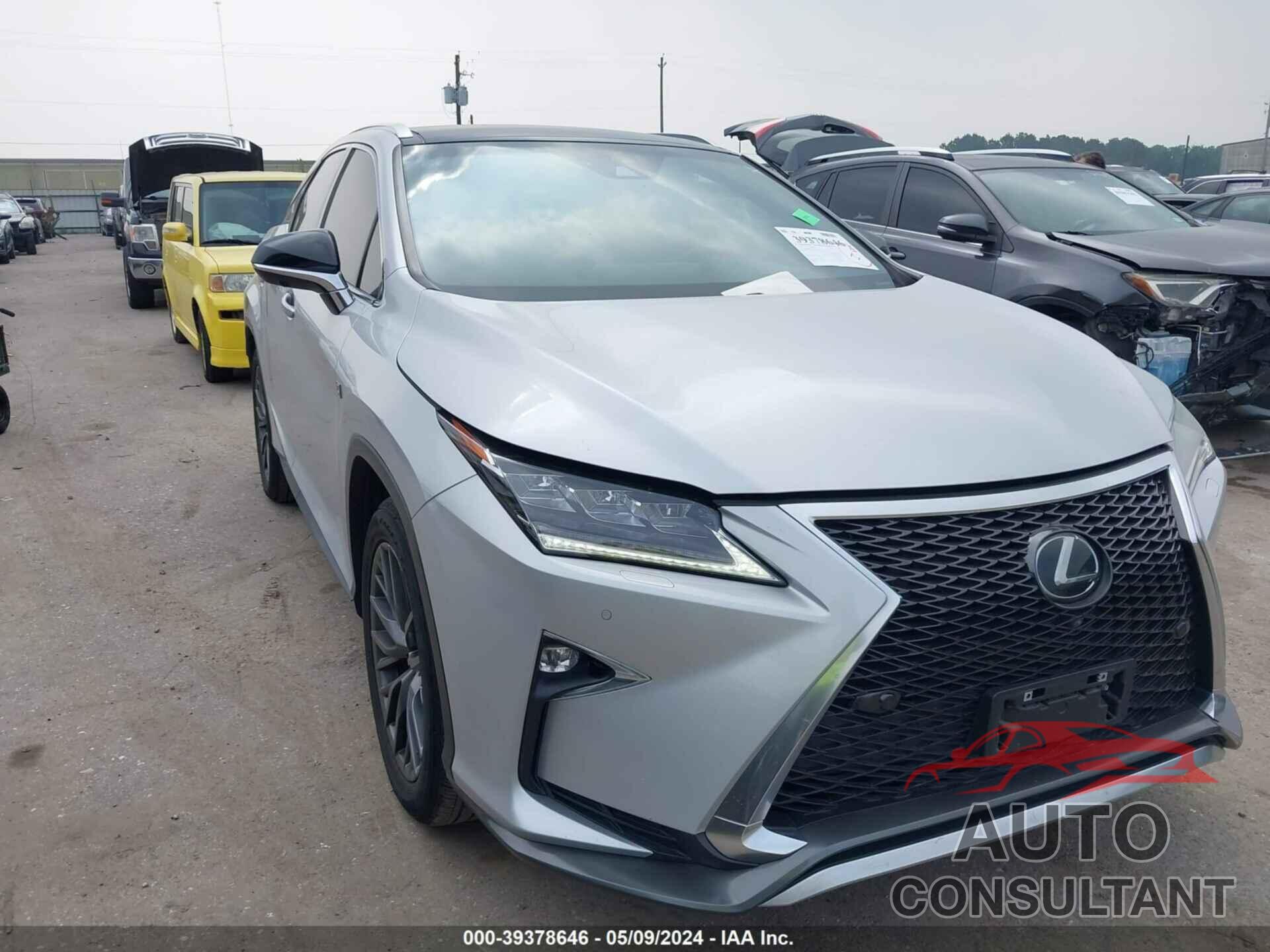 LEXUS RX 2017 - 2T2BZMCAXHC123053