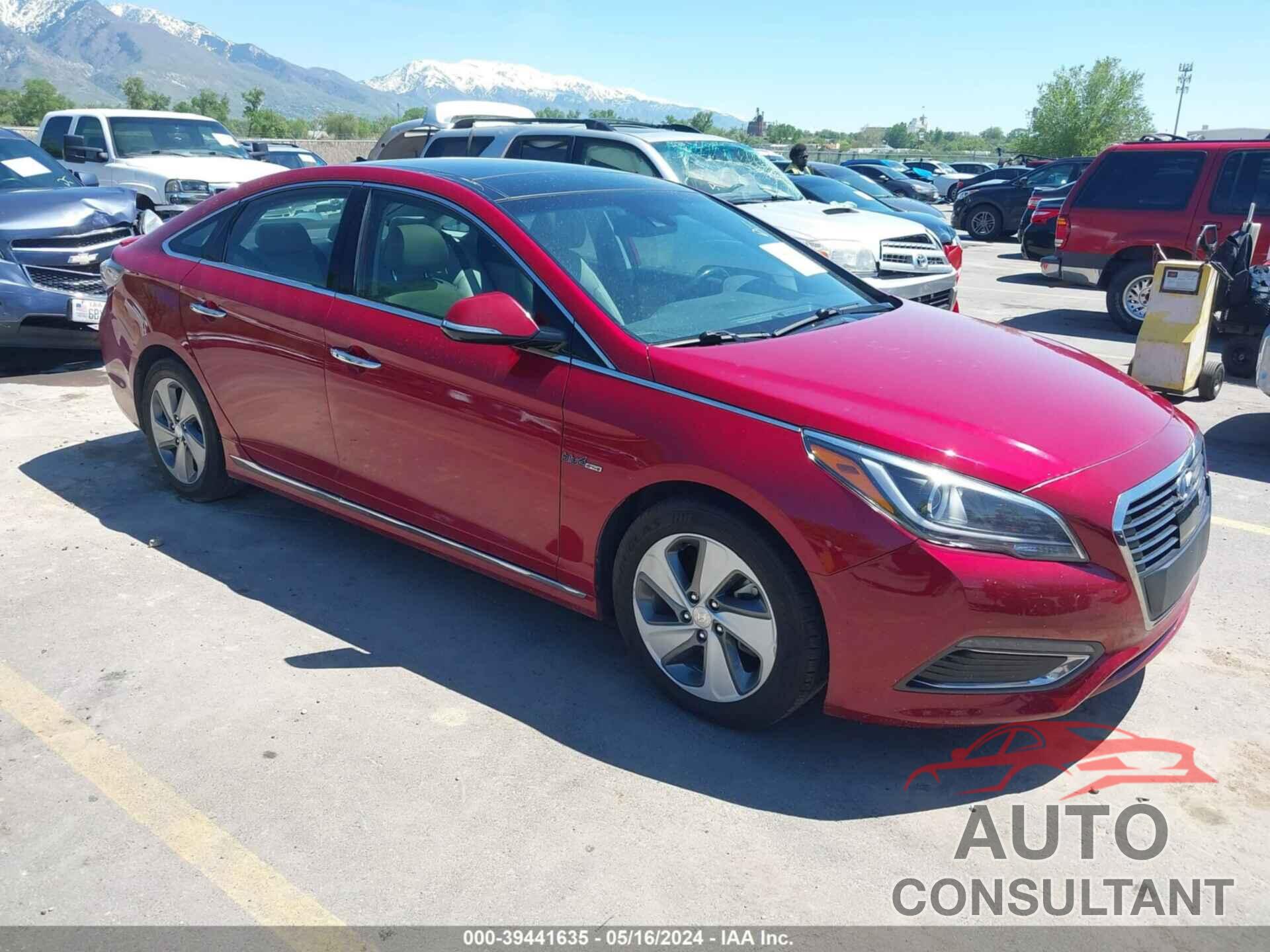 HYUNDAI SONATA HYBRID 2016 - KMHE34L17GA009027