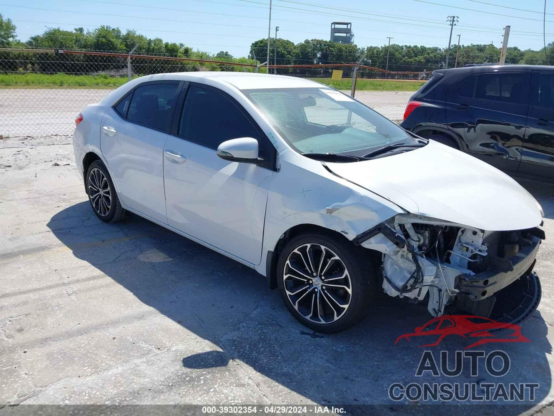 TOYOTA COROLLA 2016 - 2T1BURHE3GC613120