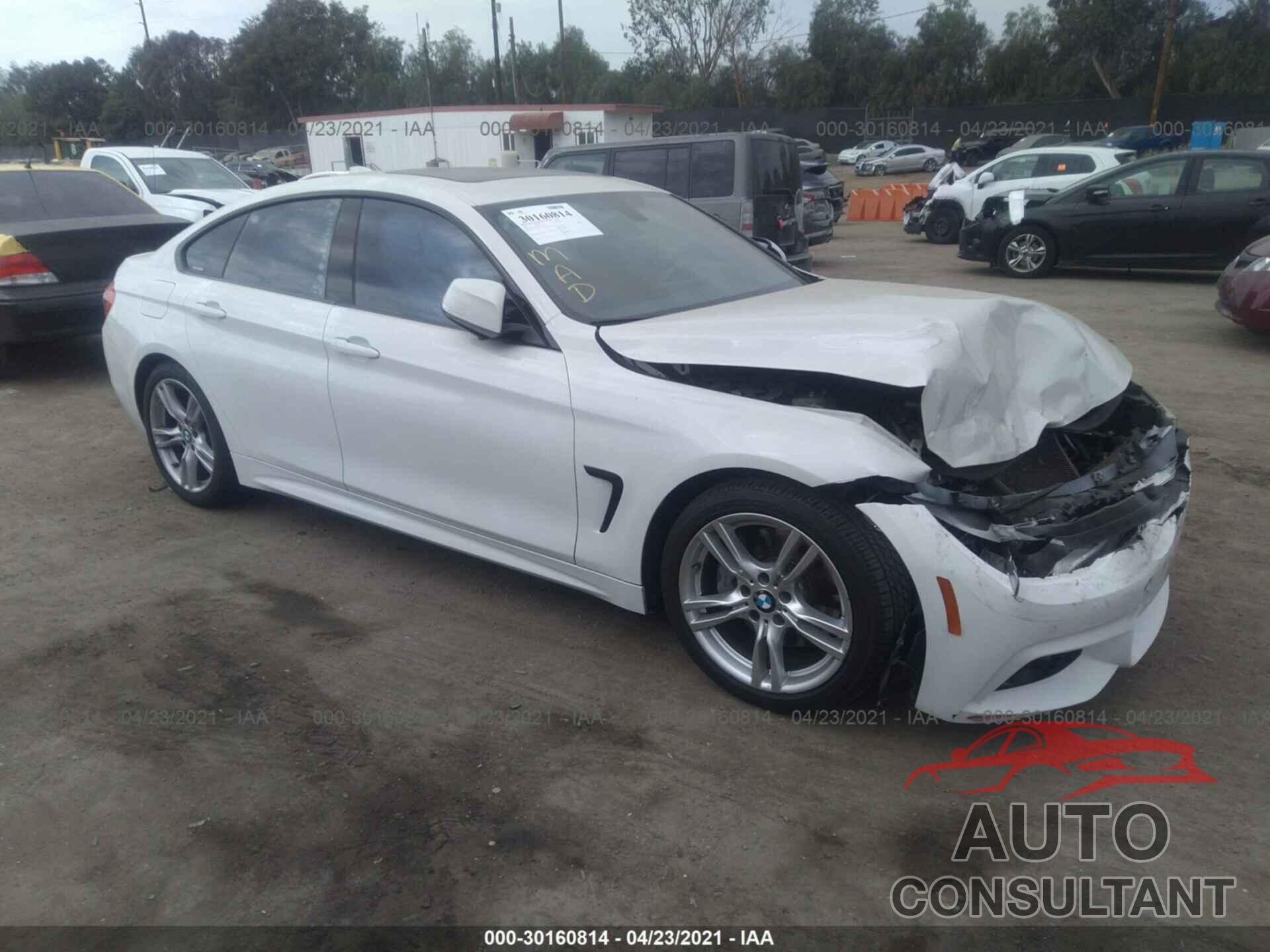 BMW 4 SERIES 2016 - WBA4A9C56GGL89641