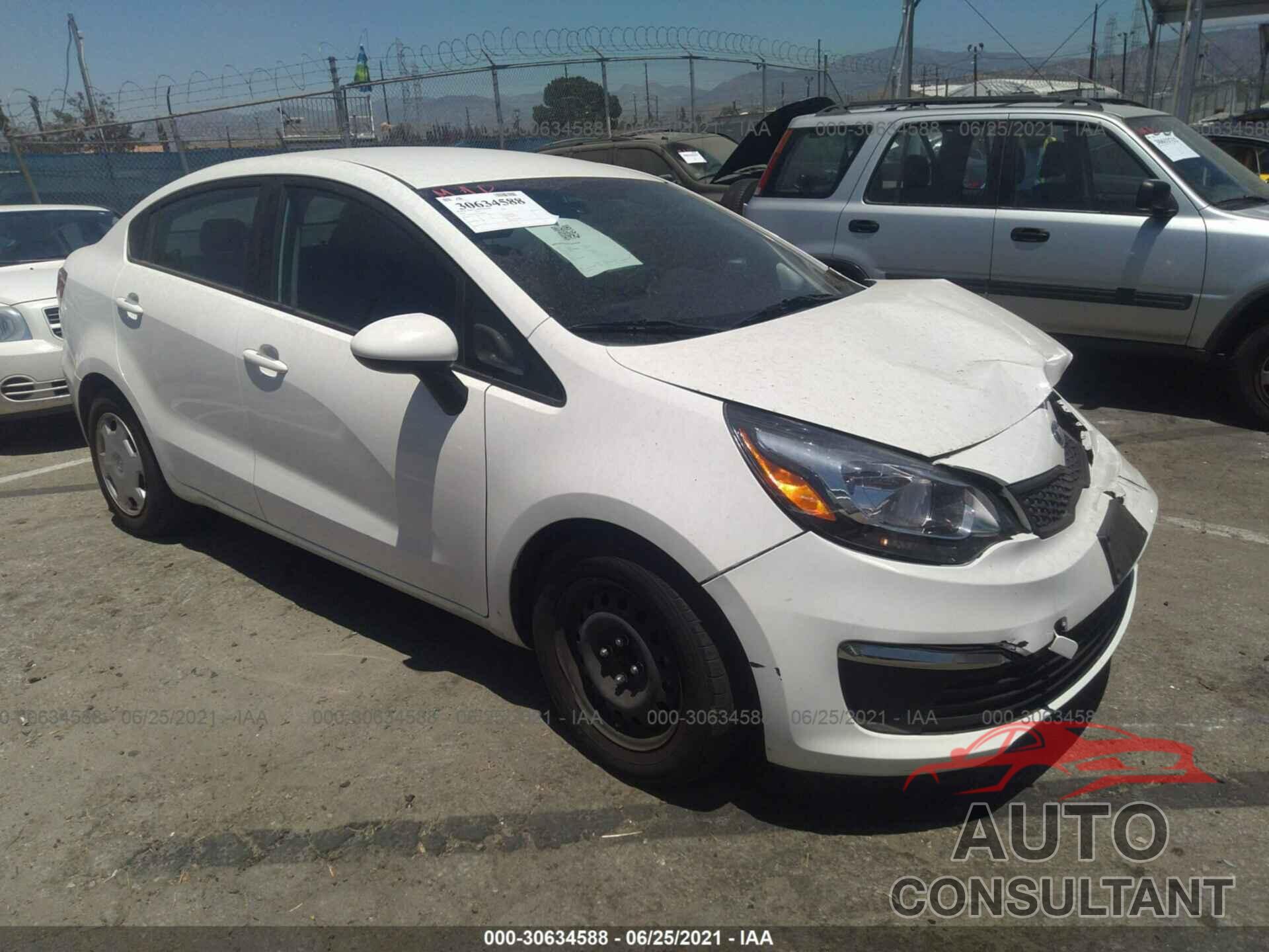 KIA RIO 2016 - KNADM4A31G6638431