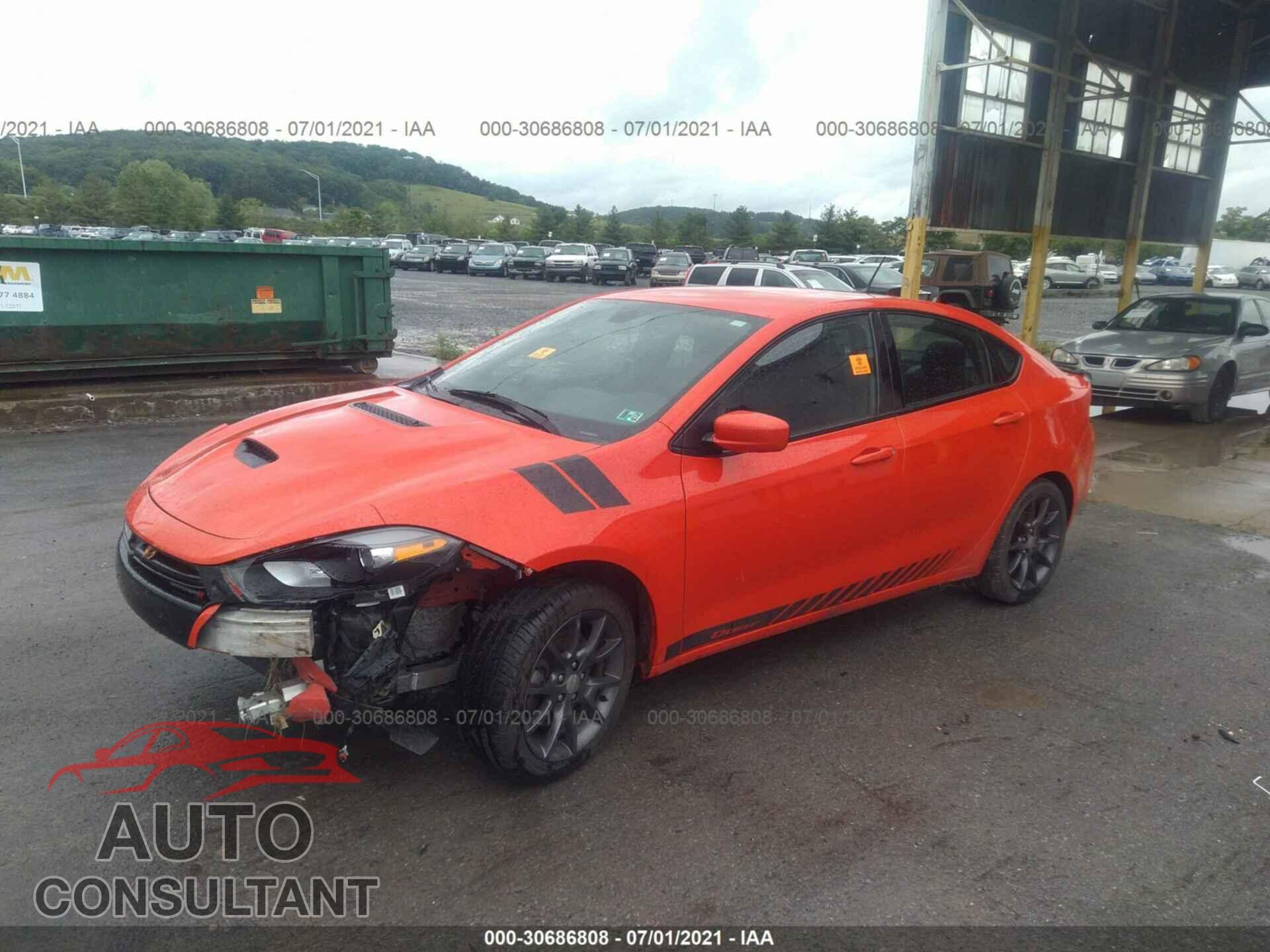 DODGE DART 2016 - 1C3CDFBB9GD738714