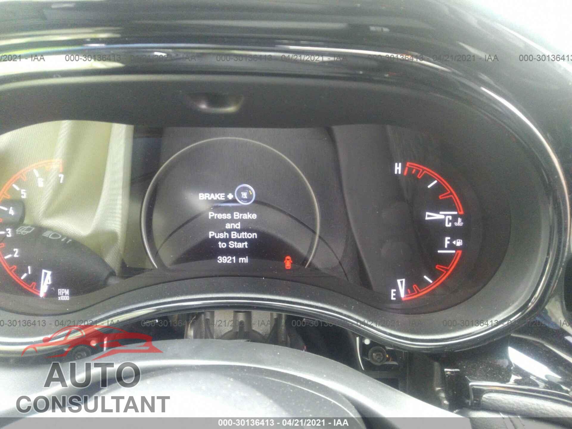 DODGE DURANGO 2021 - 1C4RDJDG6MC558450