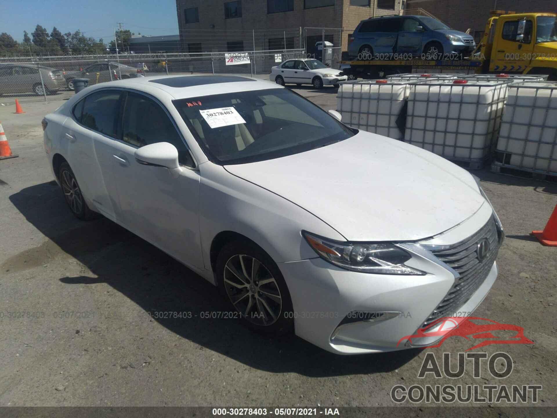 LEXUS ES 2018 - JTHBW1GG7J2186480