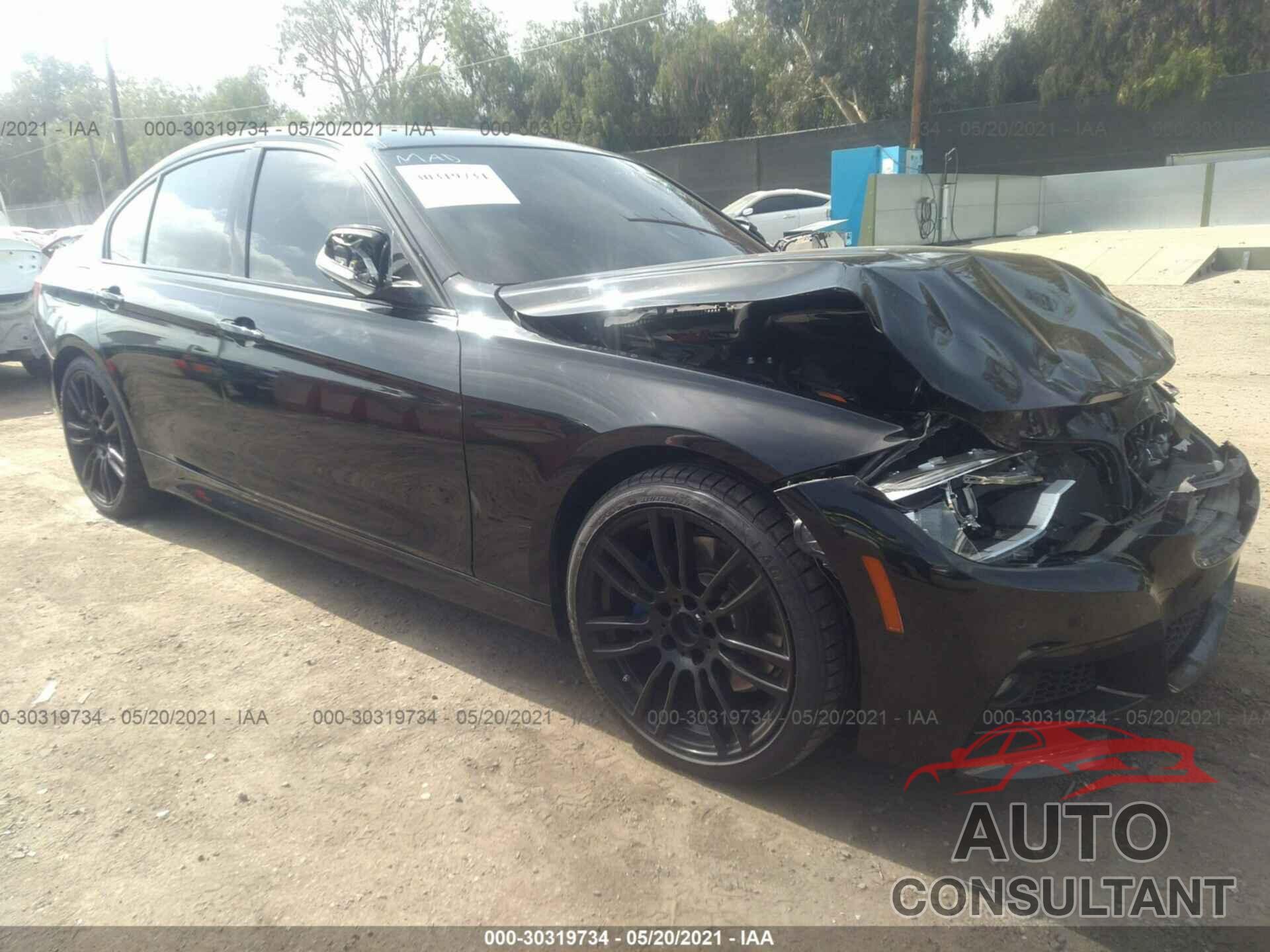 BMW 3 SERIES 2016 - WBA8B3G59GNT62242