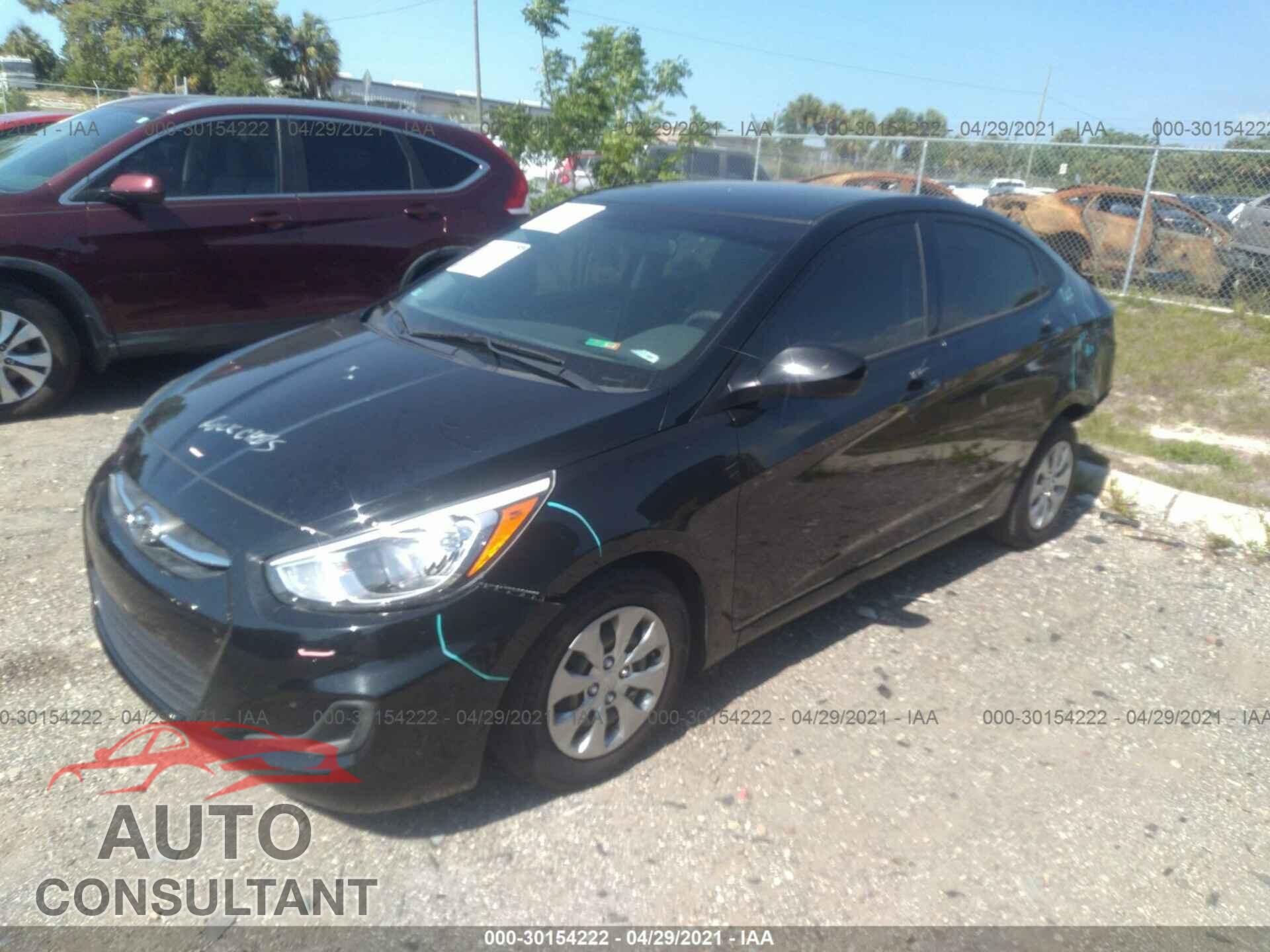 HYUNDAI ACCENT 2017 - KMHCT4AE7HU357309