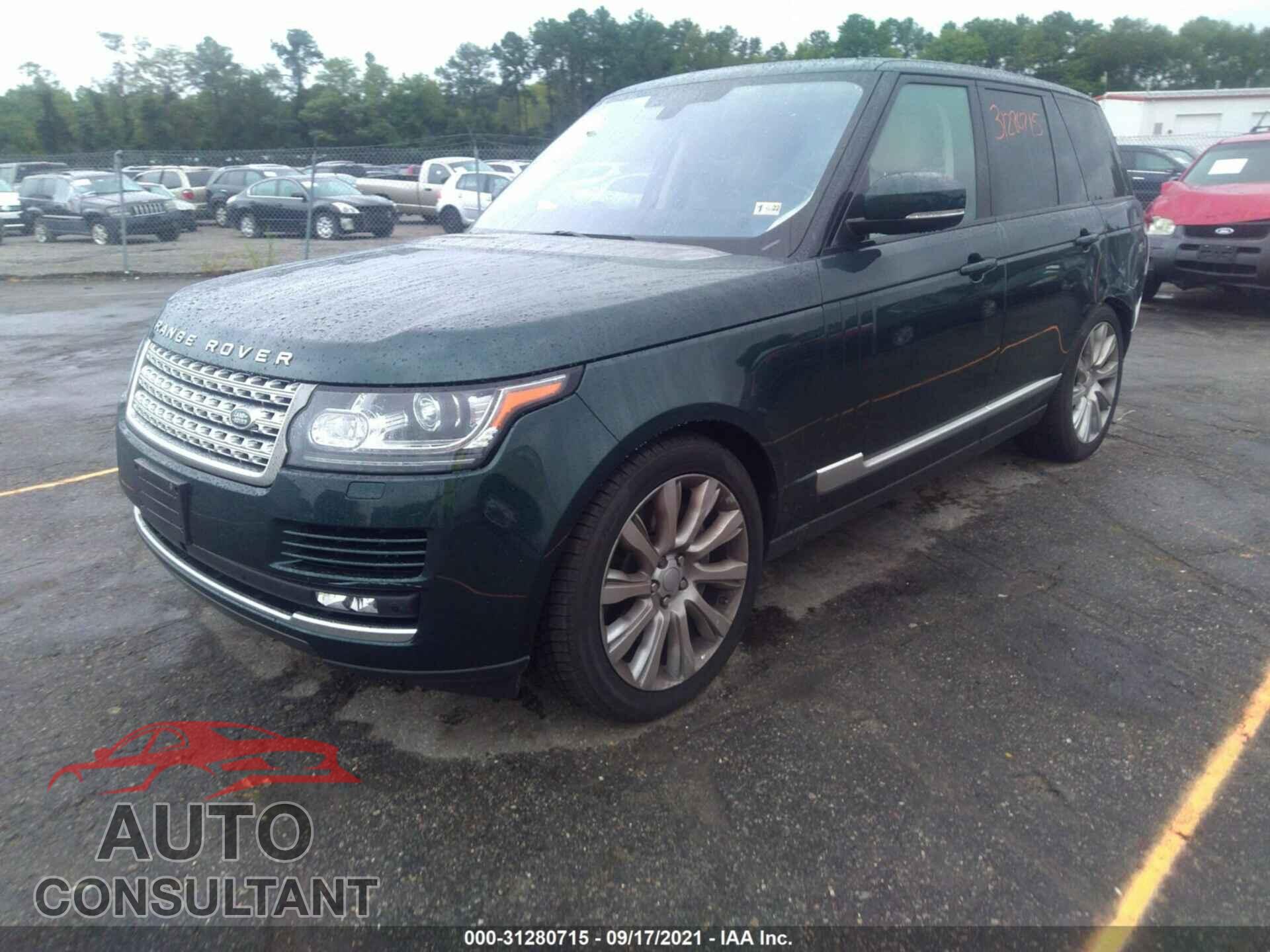 LAND ROVER RANGE ROVER 2016 - SALGS2EF6GA272356