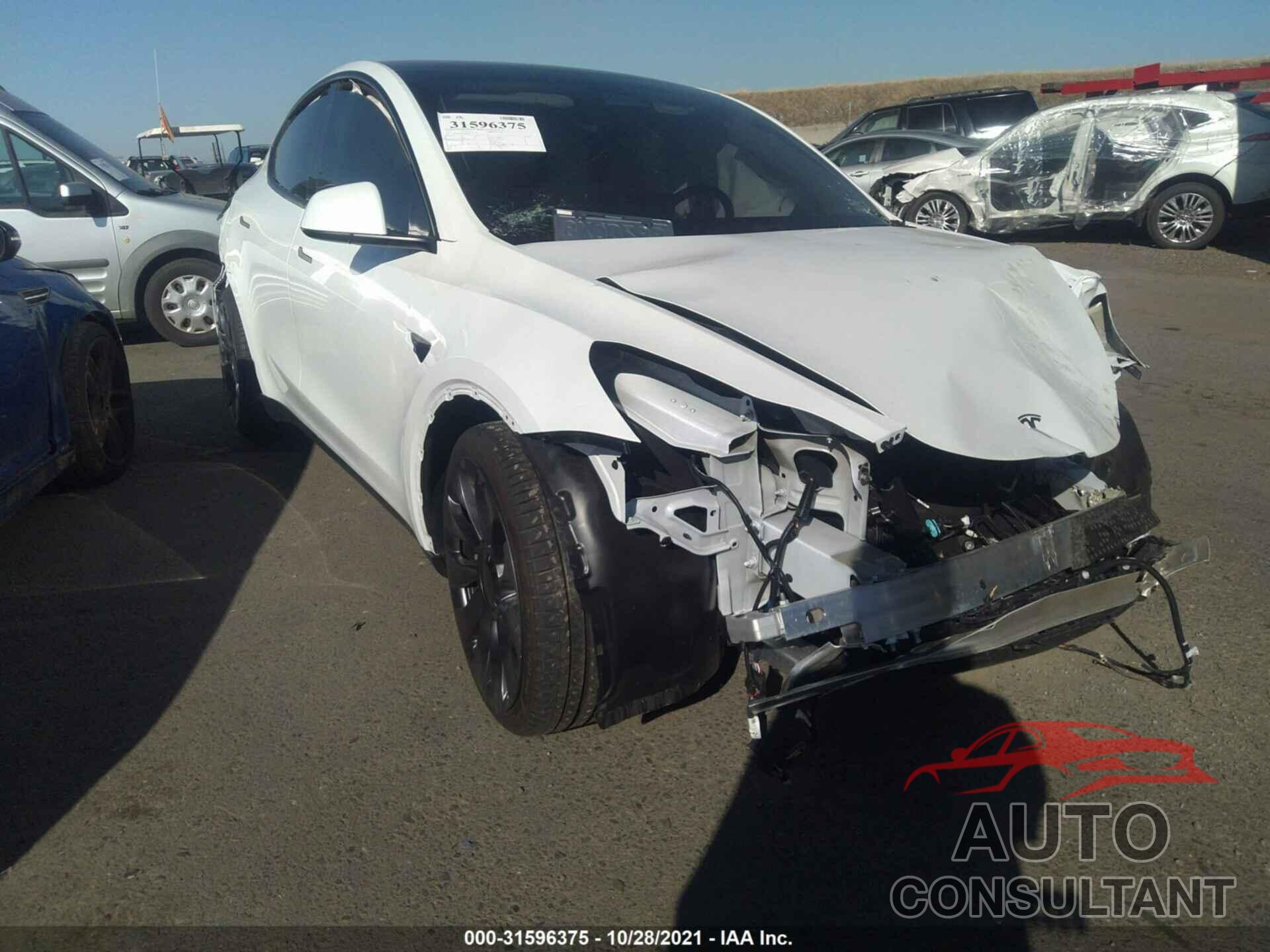 TESLA MODEL Y 2021 - 5YJYGDEF0MF246170