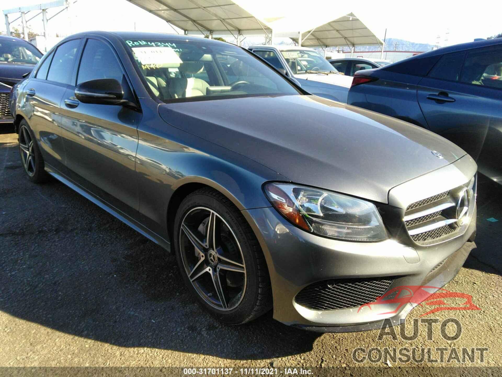MERCEDES-BENZ C-CLASS 2018 - WDDWF4JB6JR314772