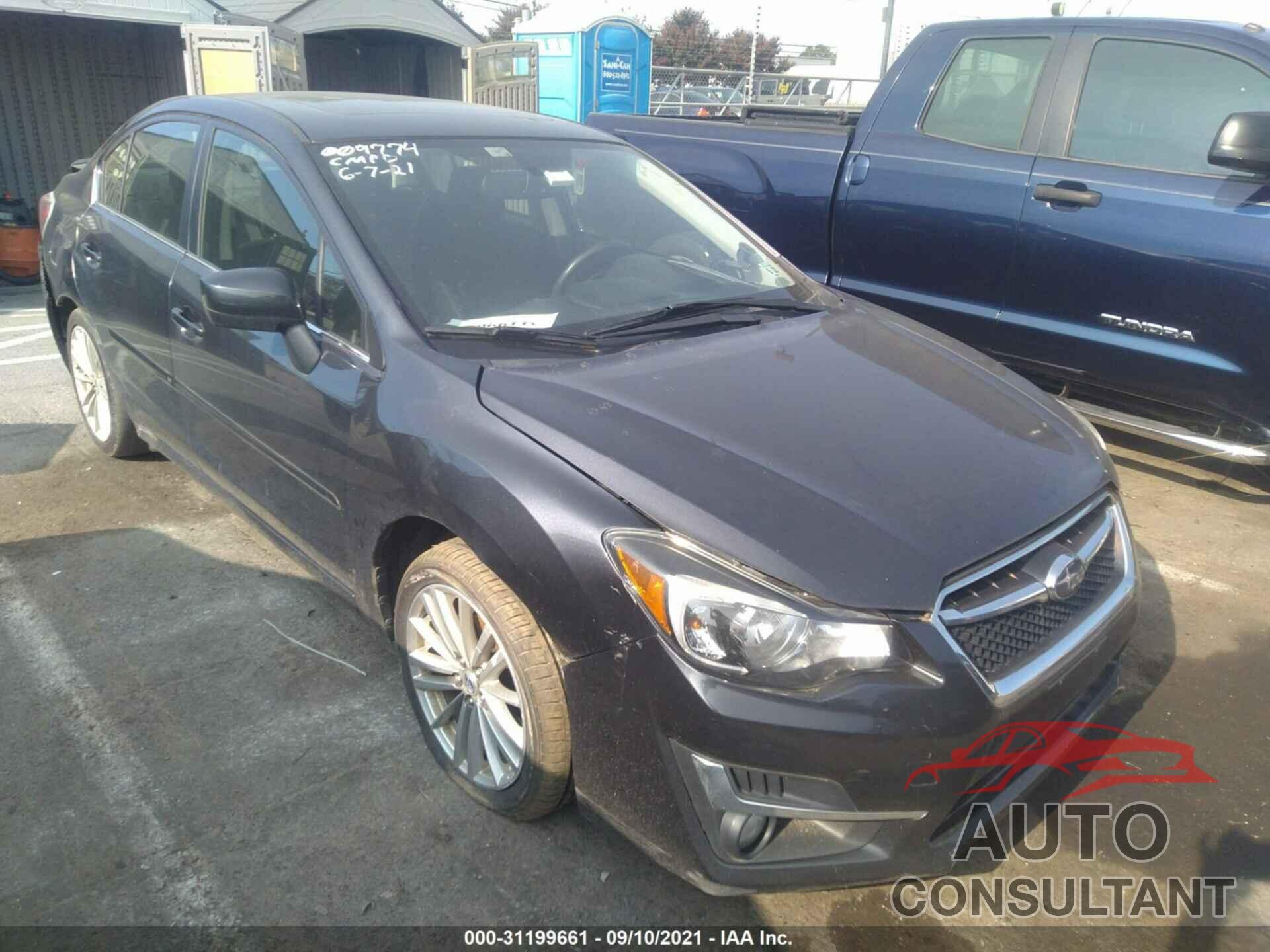 SUBARU IMPREZA SEDAN 2016 - JF1GJAF63GH009774