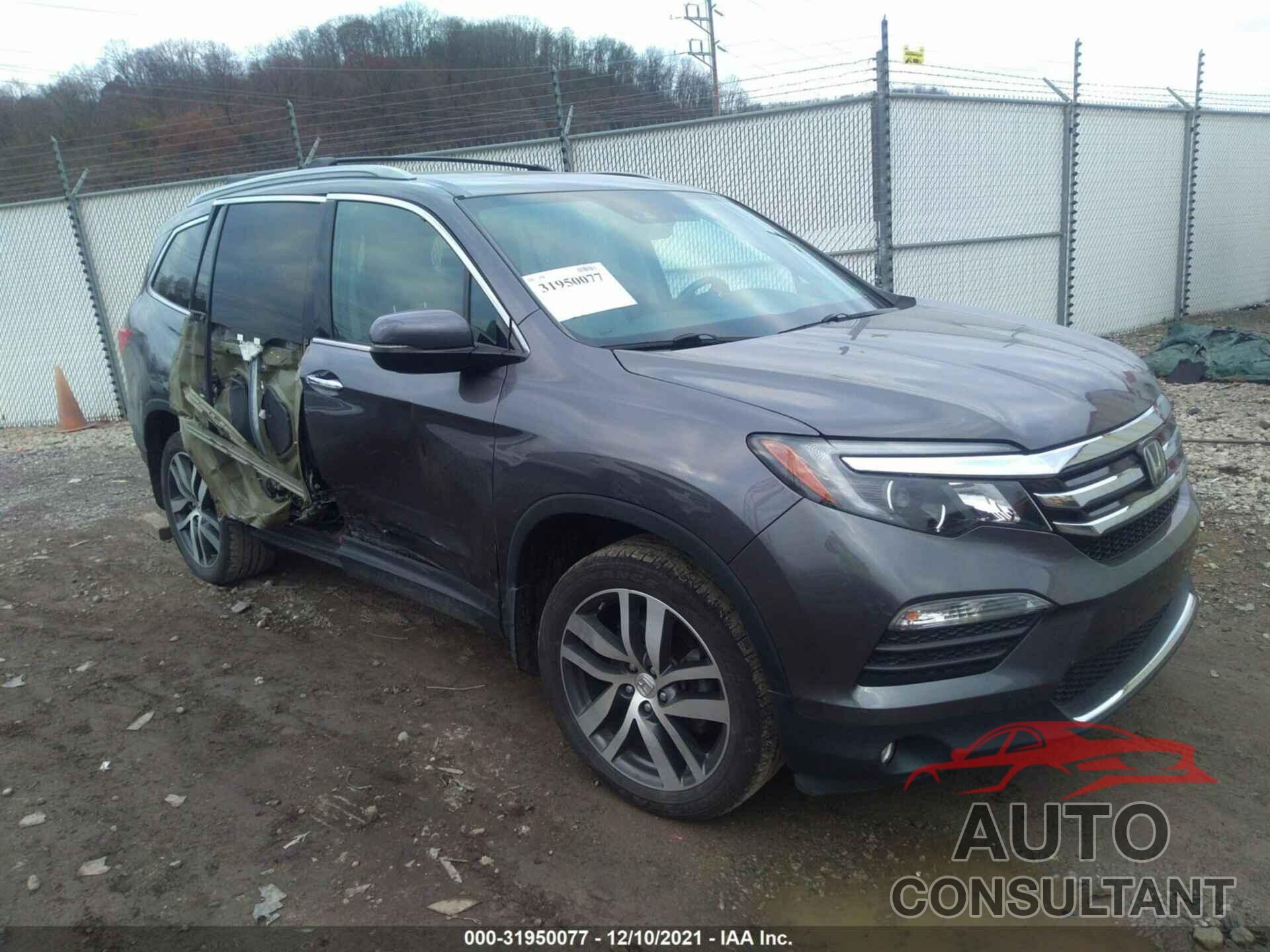 HONDA PILOT 2017 - 5FNYF6H07HB088809