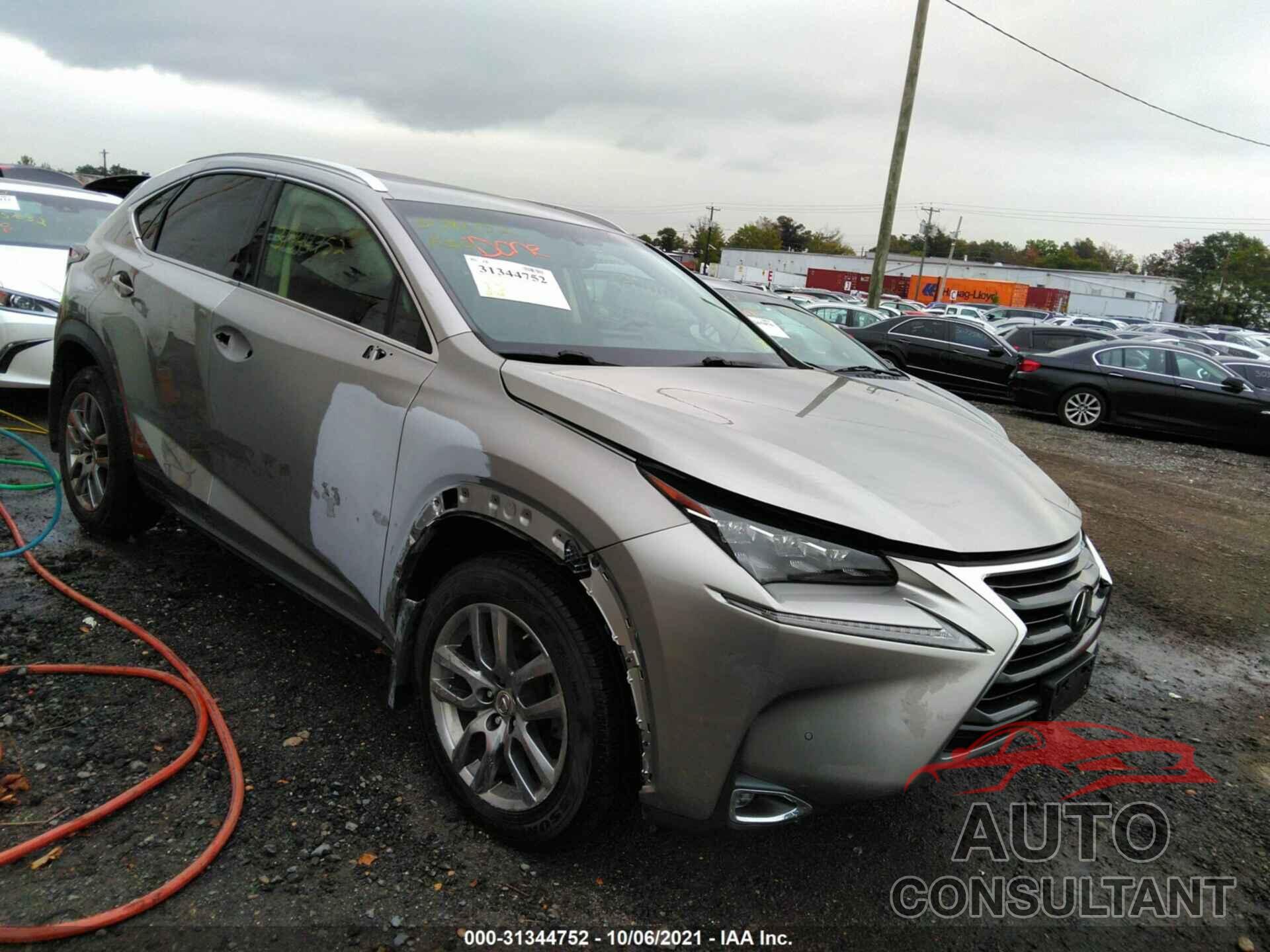 LEXUS NX 200T 2016 - JTJBARBZ6G2075044