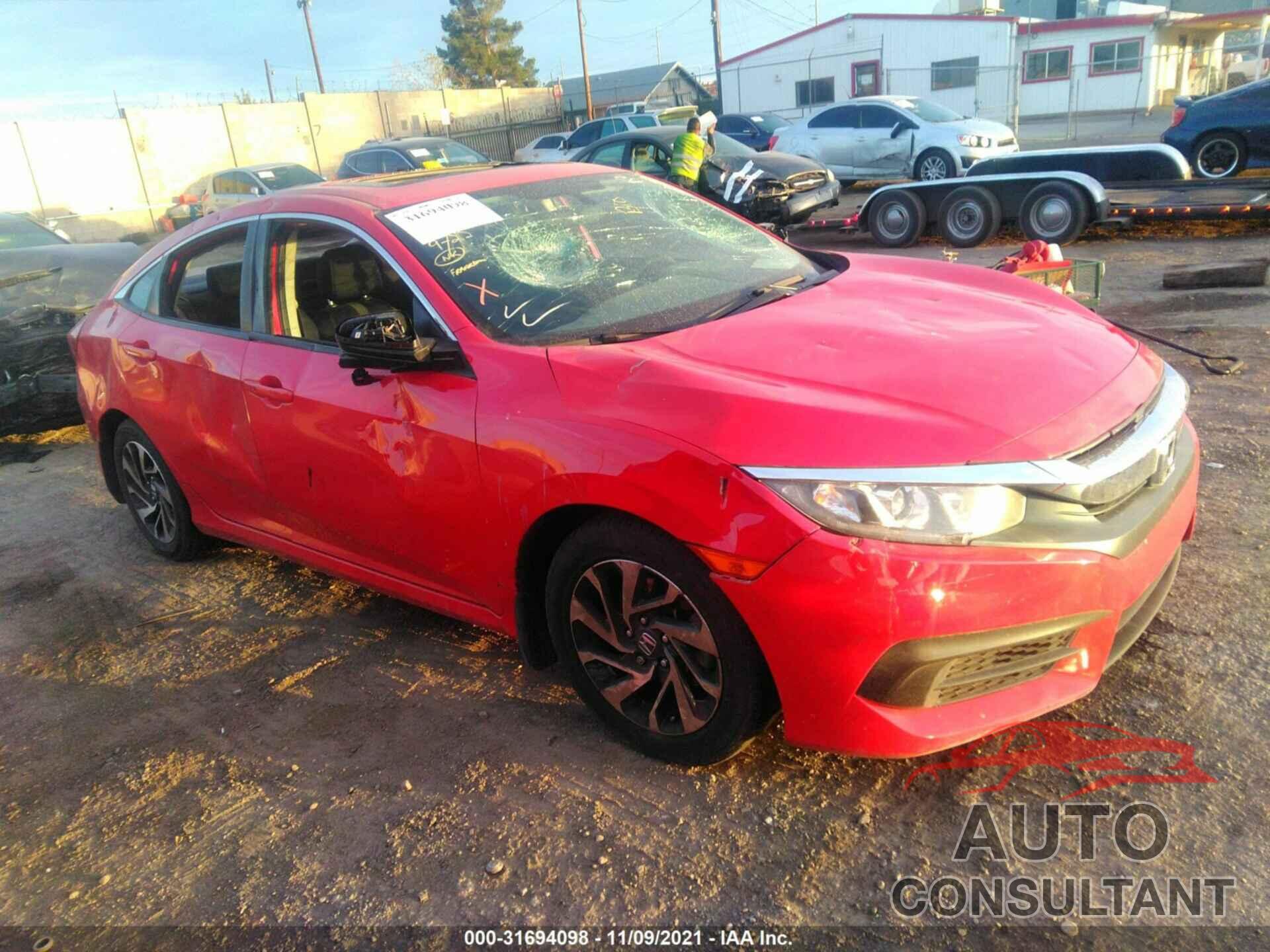 HONDA CIVIC SEDAN 2016 - 2HGFC2F7XGH575232