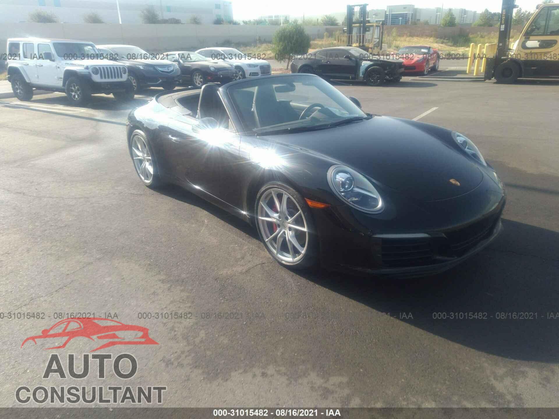PORSCHE 911 2017 - WP0CB2A94HS155828