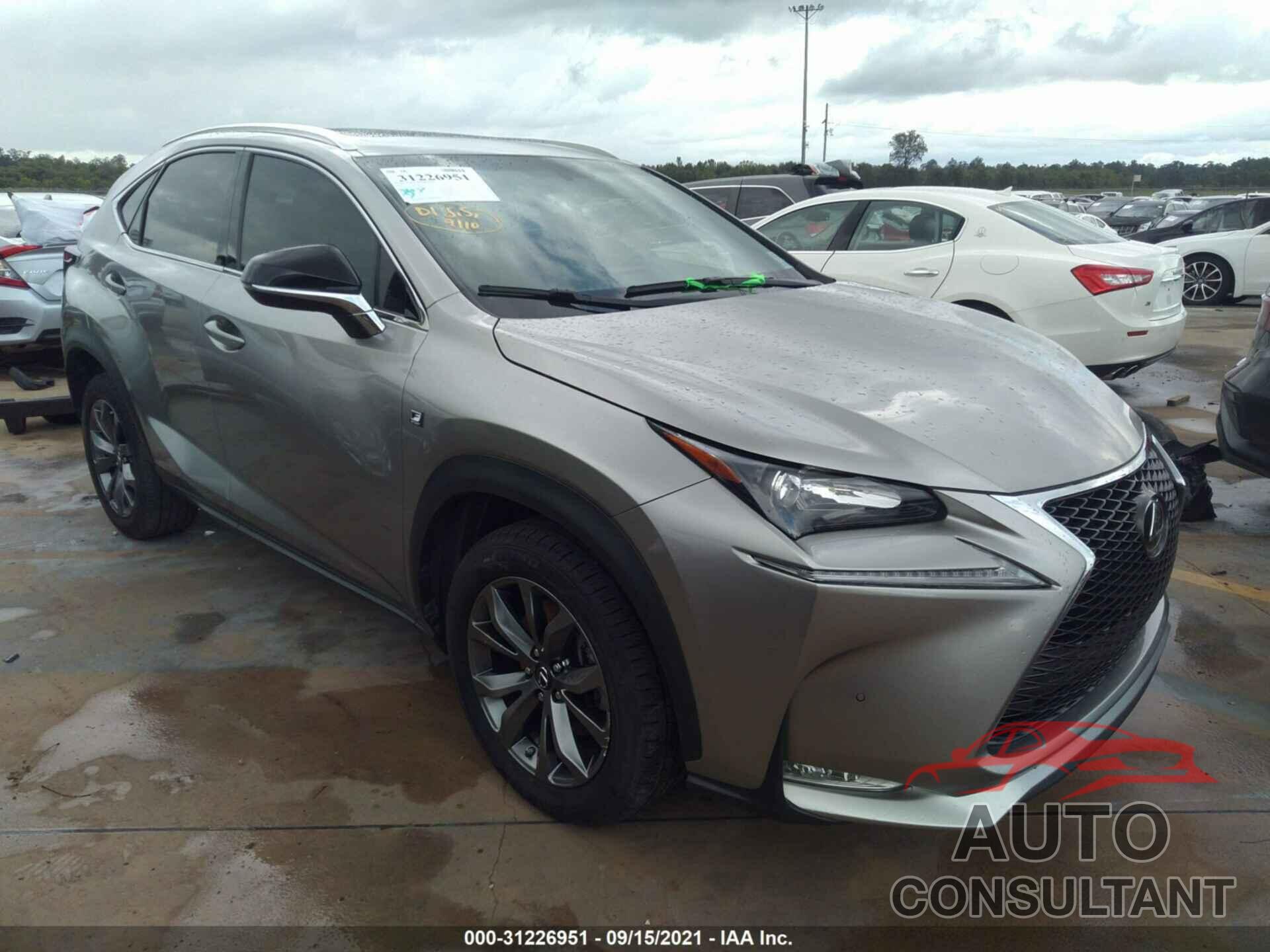 LEXUS NX 2017 - JTJYARBZ6H2068218