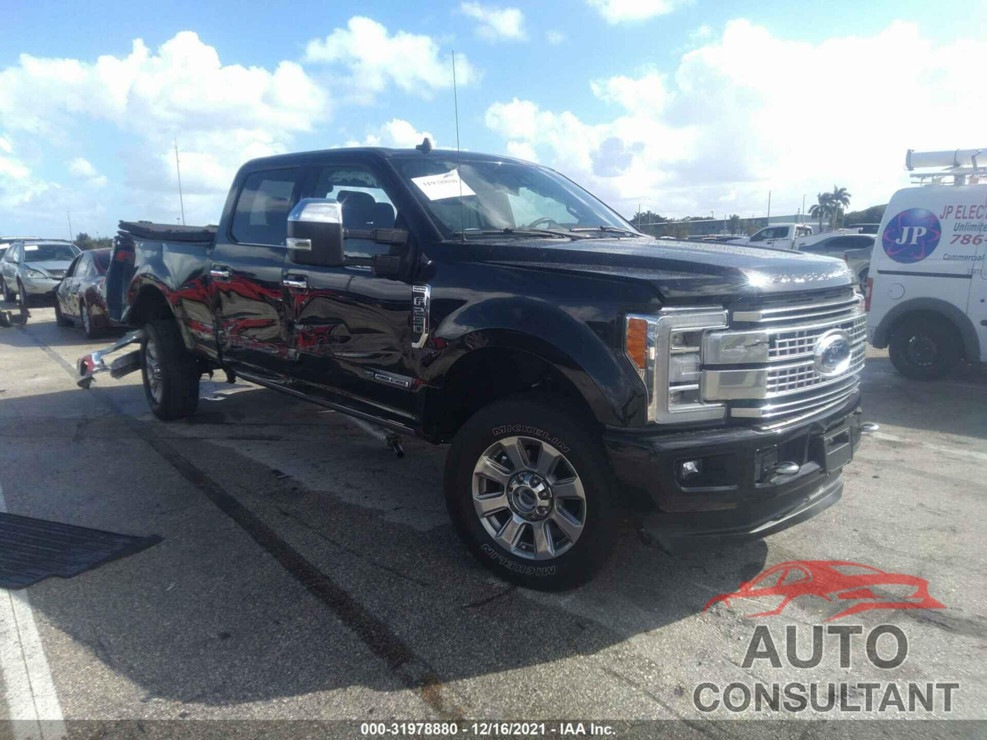 FORD SUPER DUTY F-250 SRW 2019 - 1FT7W2BT4KEE18695