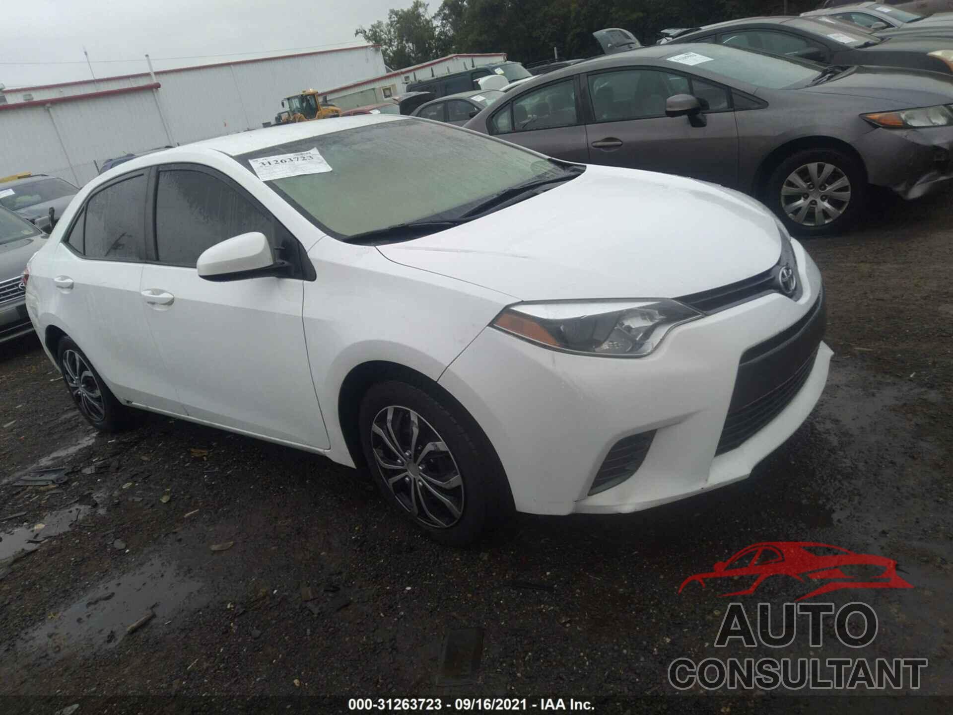 TOYOTA COROLLA 2016 - 2T1BURHE3GC565263