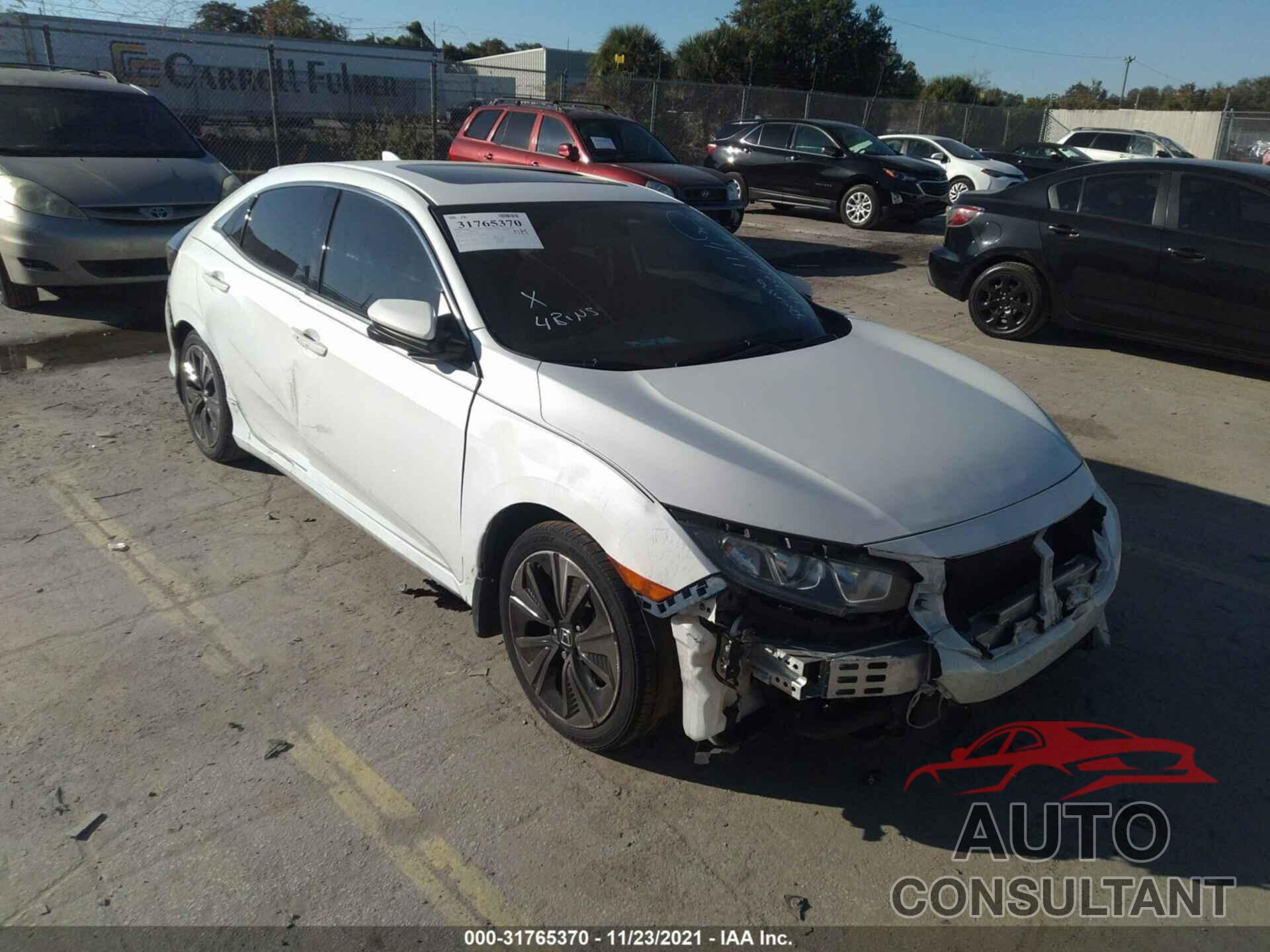 HONDA CIVIC HATCHBACK 2018 - SHHFK7H51JU211786