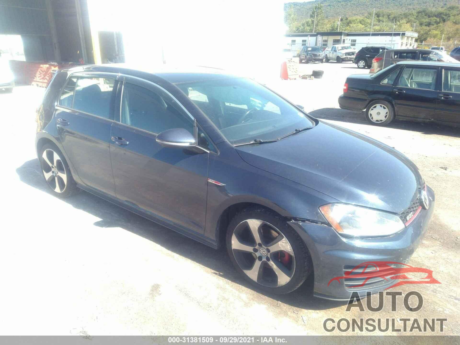 VOLKSWAGEN GOLF GTI 2017 - 3VW5T7AU3HM001236