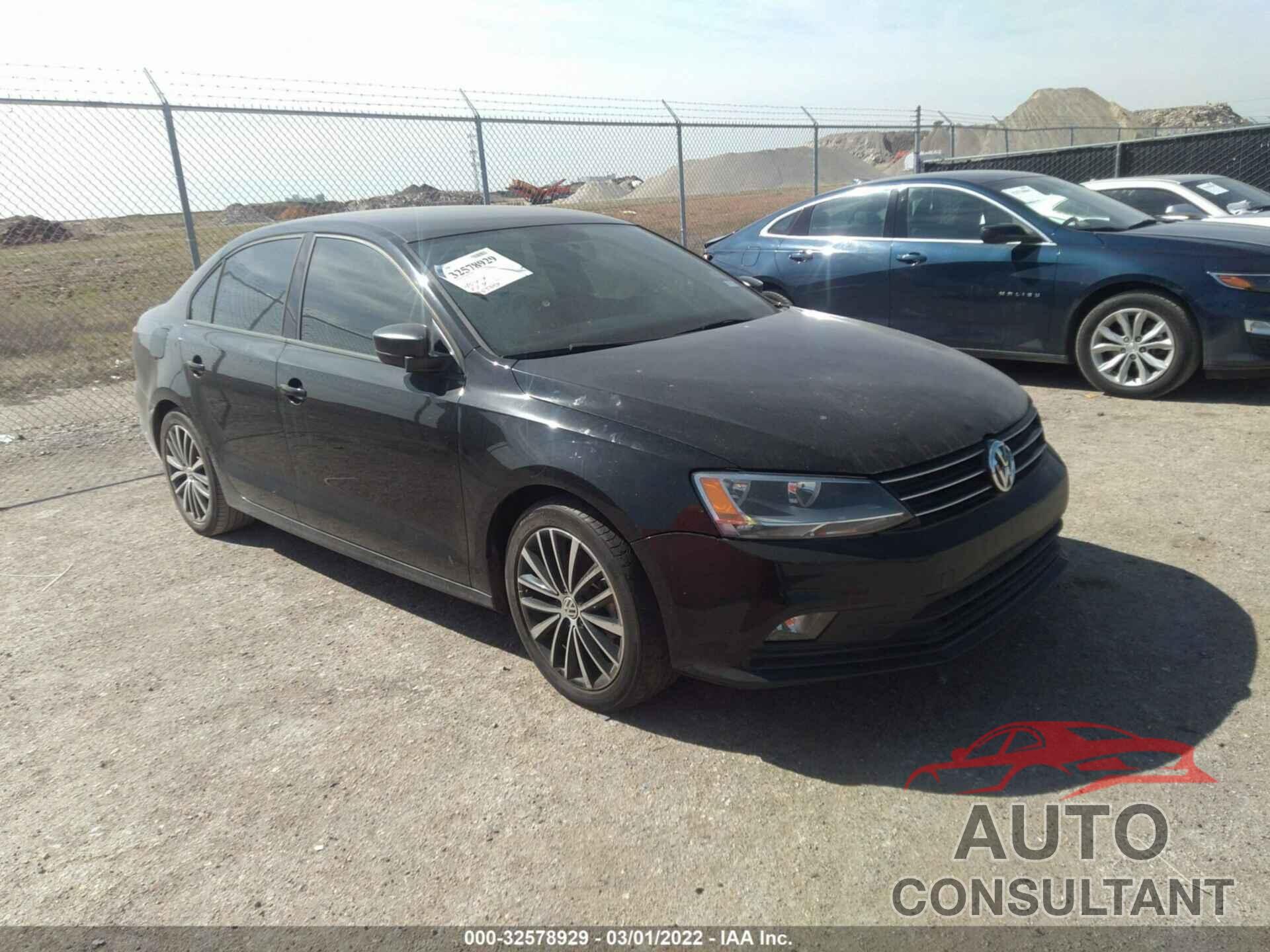 VOLKSWAGEN JETTA SEDAN 2016 - 3VWD17AJ2GM303641