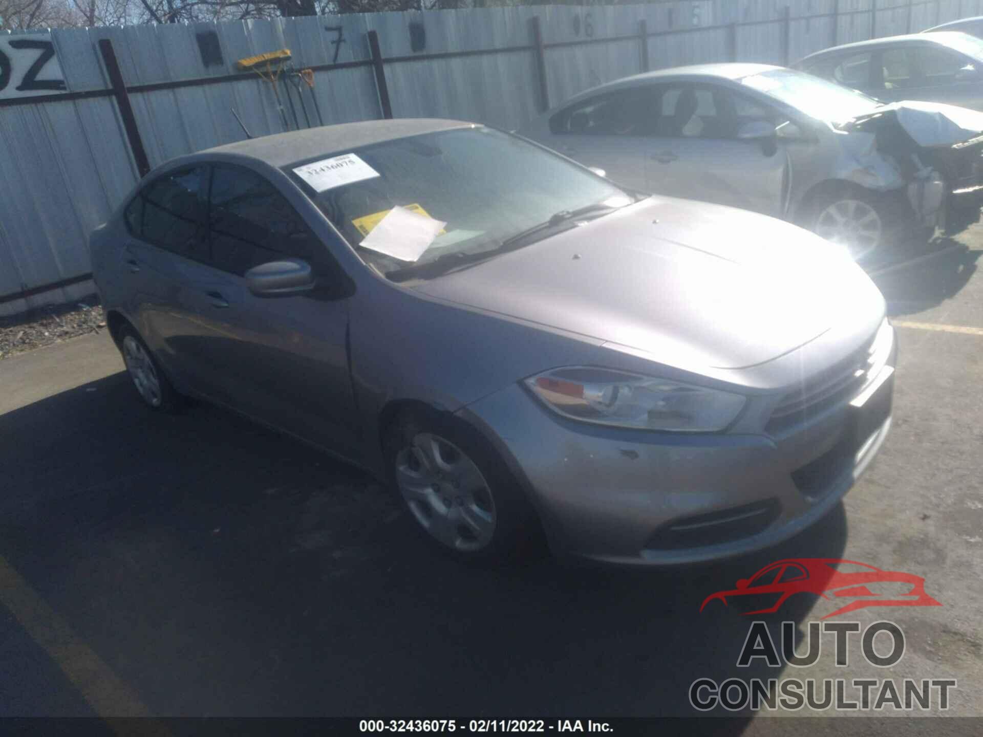 DODGE DART 2016 - 1C3CDFAA7GD701220