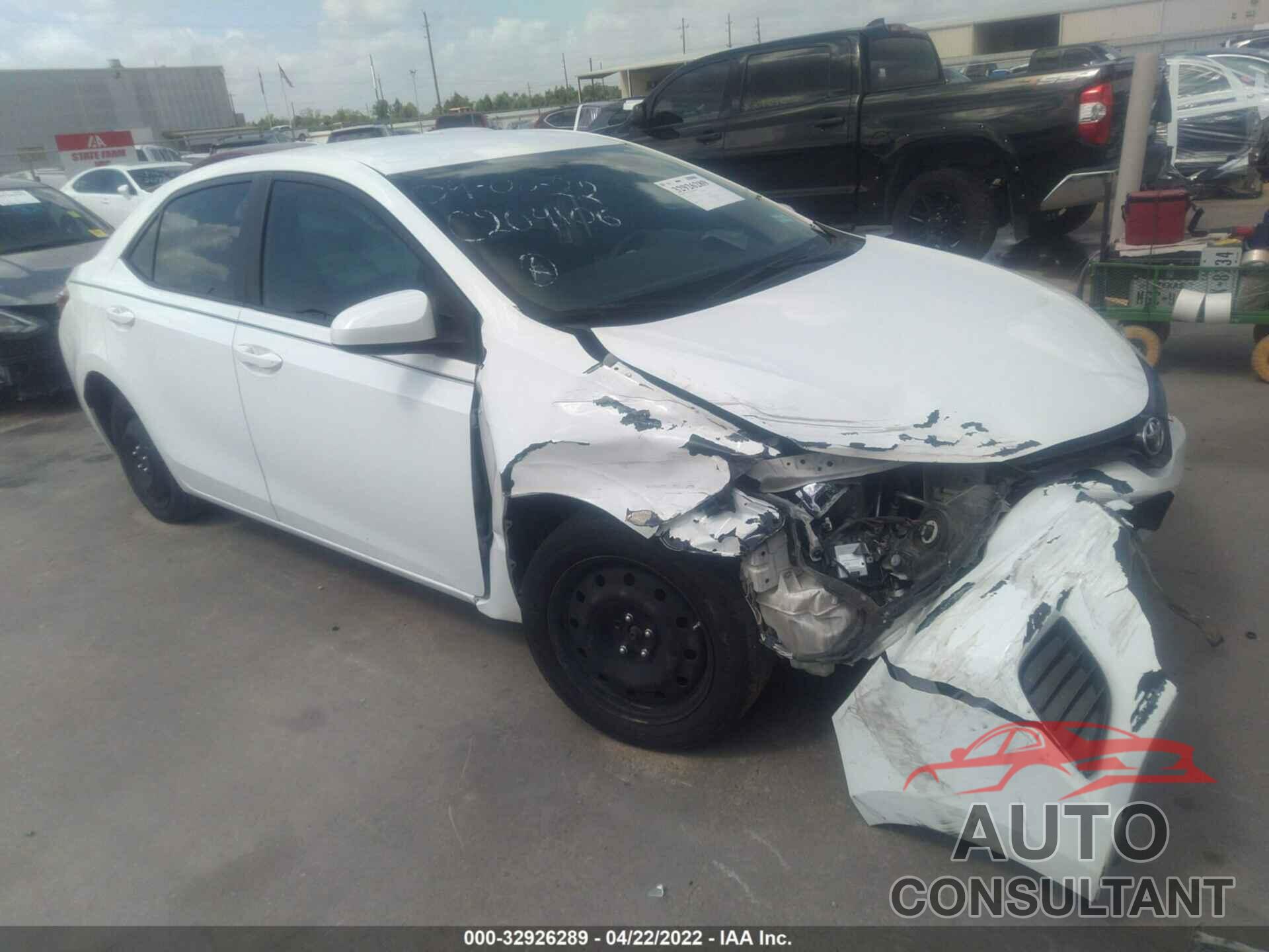 TOYOTA COROLLA 2016 - 5YFBURHE5GP441463
